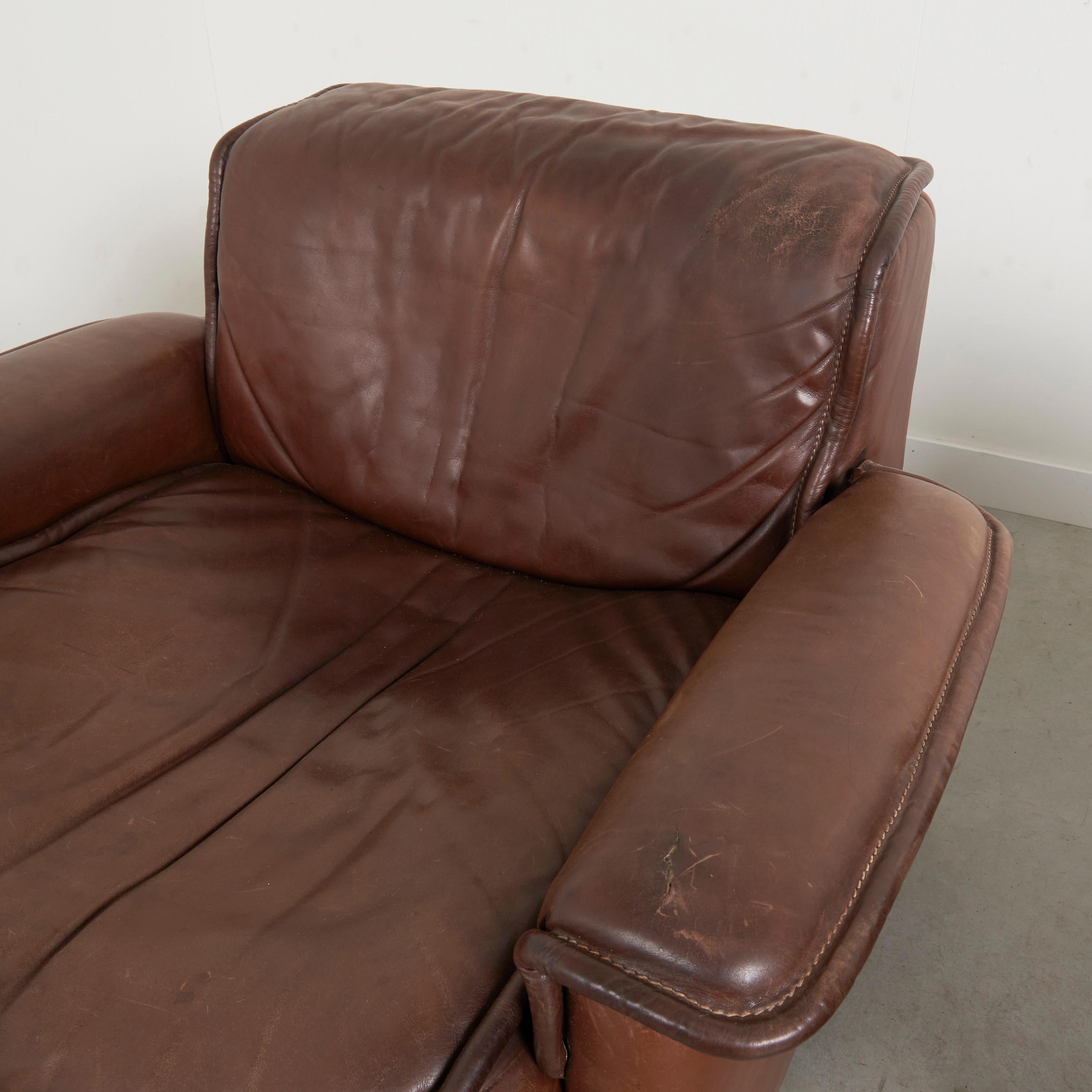 De Sede DS12 lounge set, 1970s For Sale 12