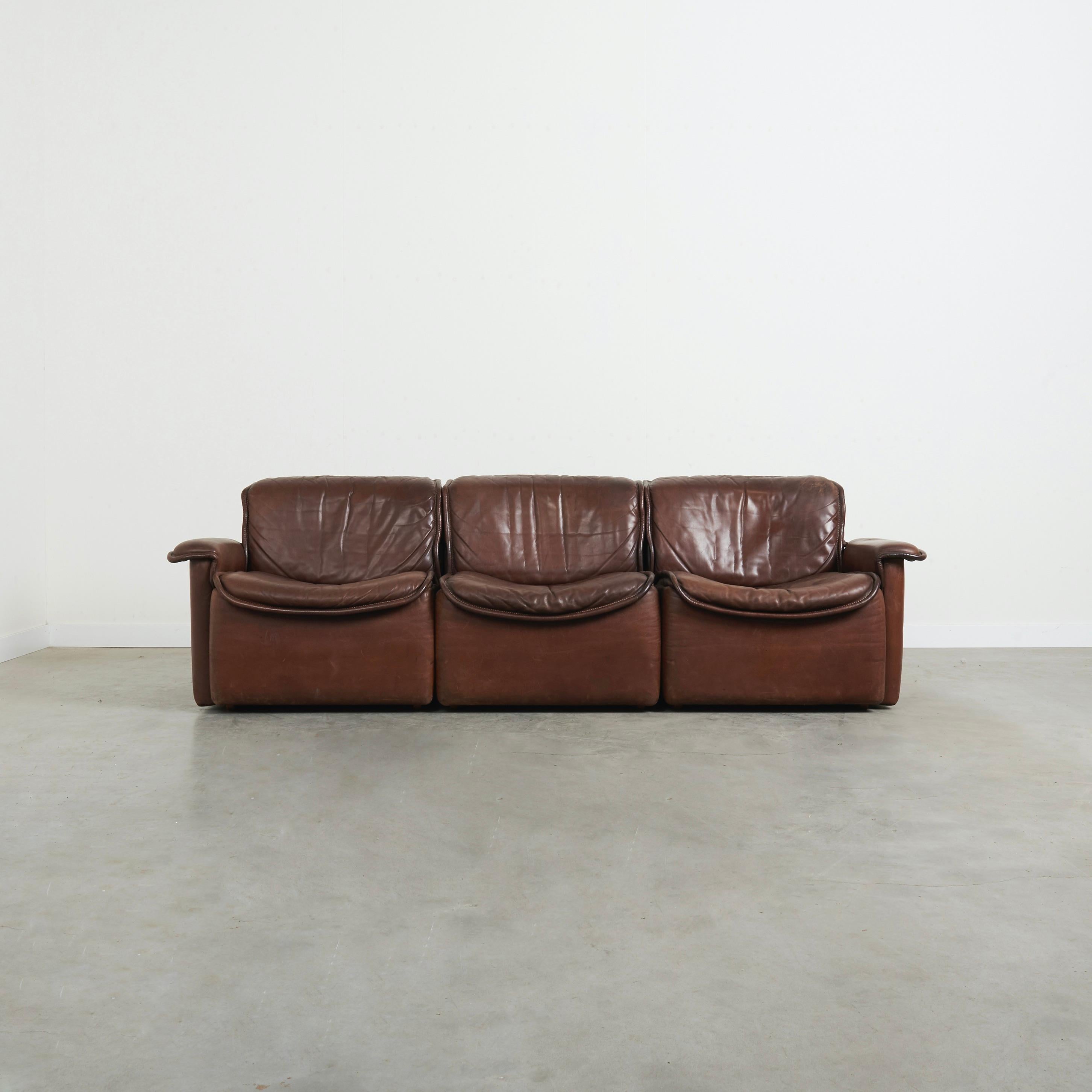 De Sede DS12 lounge set, 1970s For Sale 1