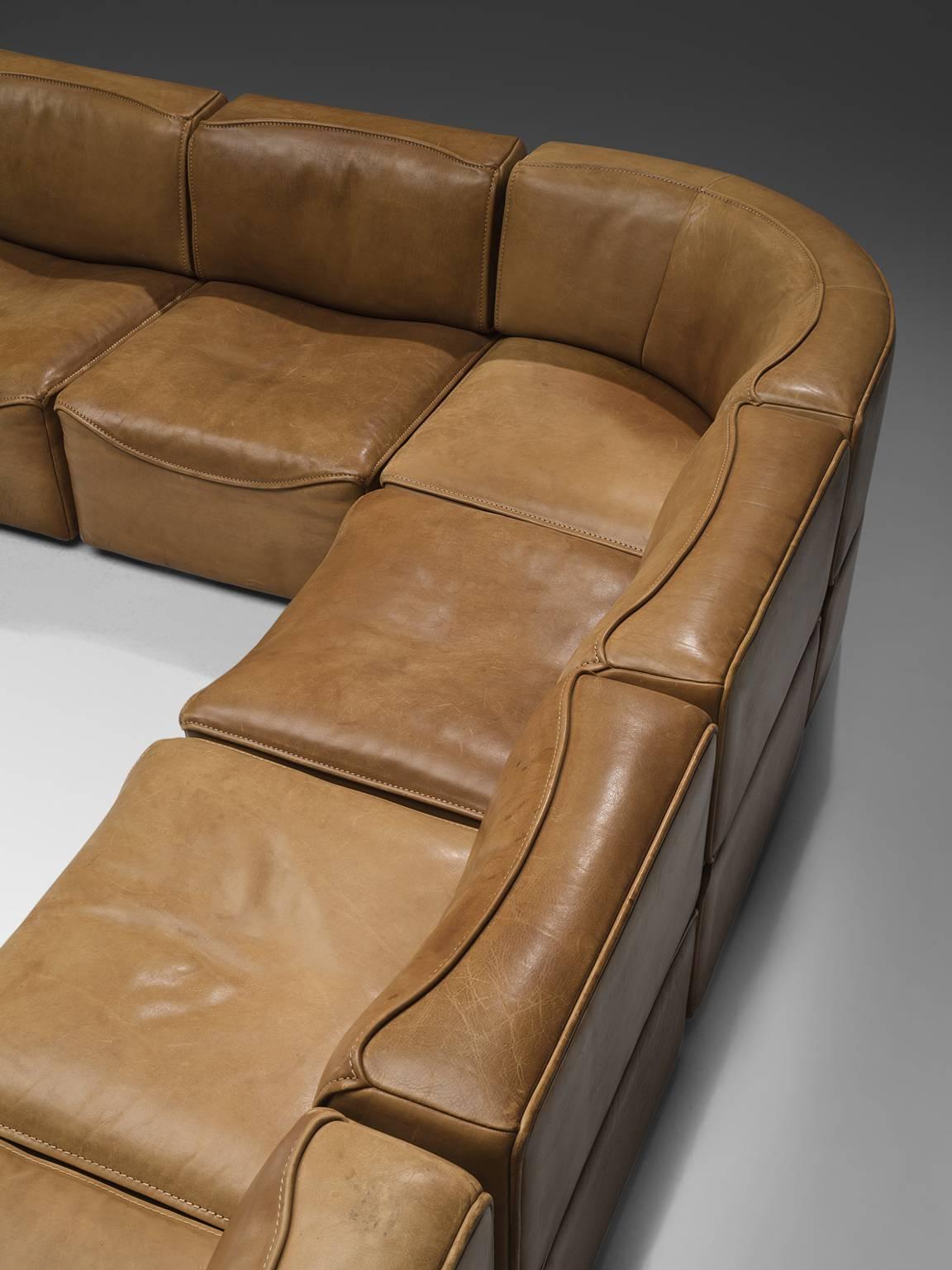 Late 20th Century De Sede DS15 in Original Patinated Cognac Leather