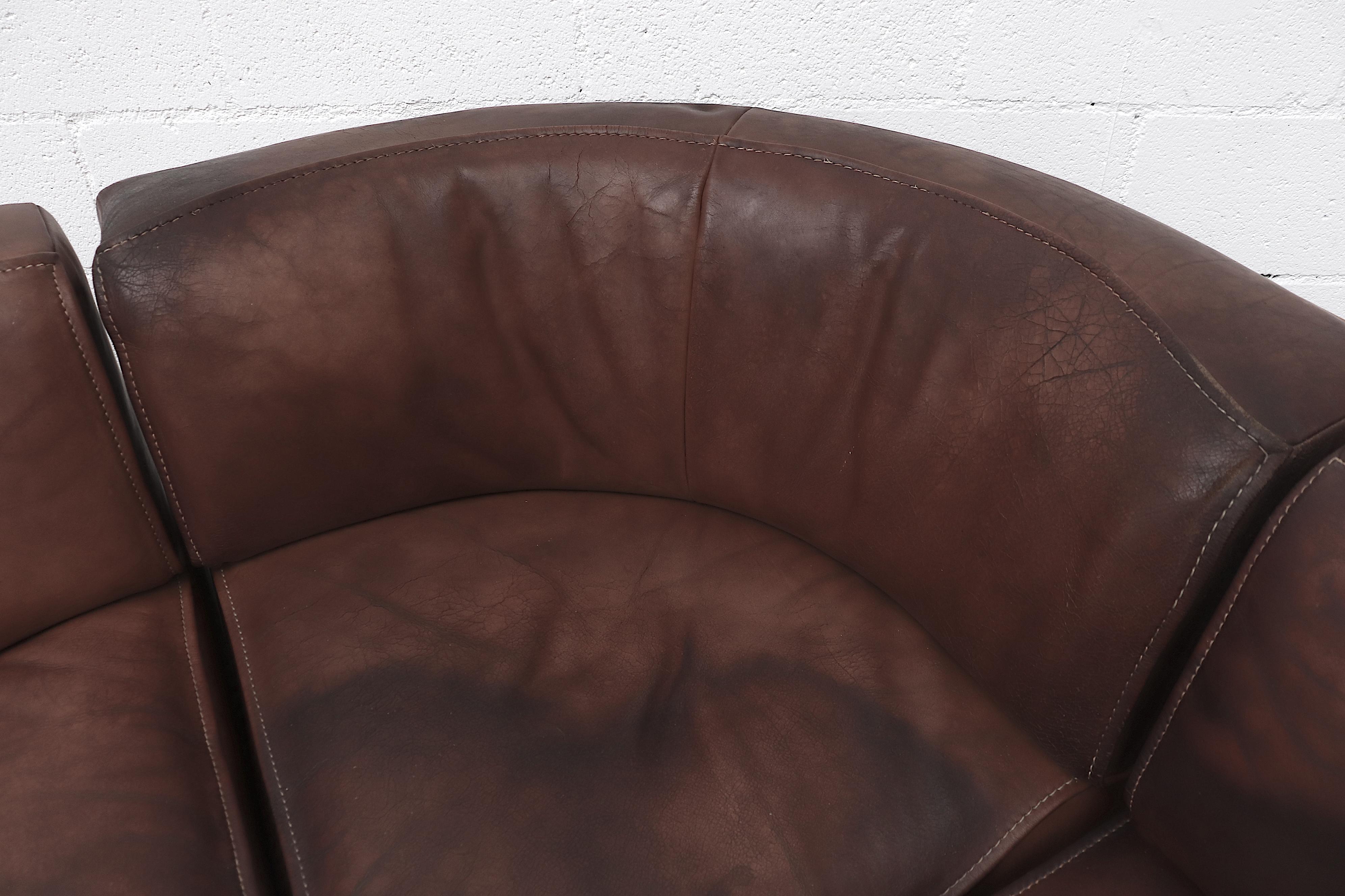 De Sede DS15 Sectional Leather Sofa 4