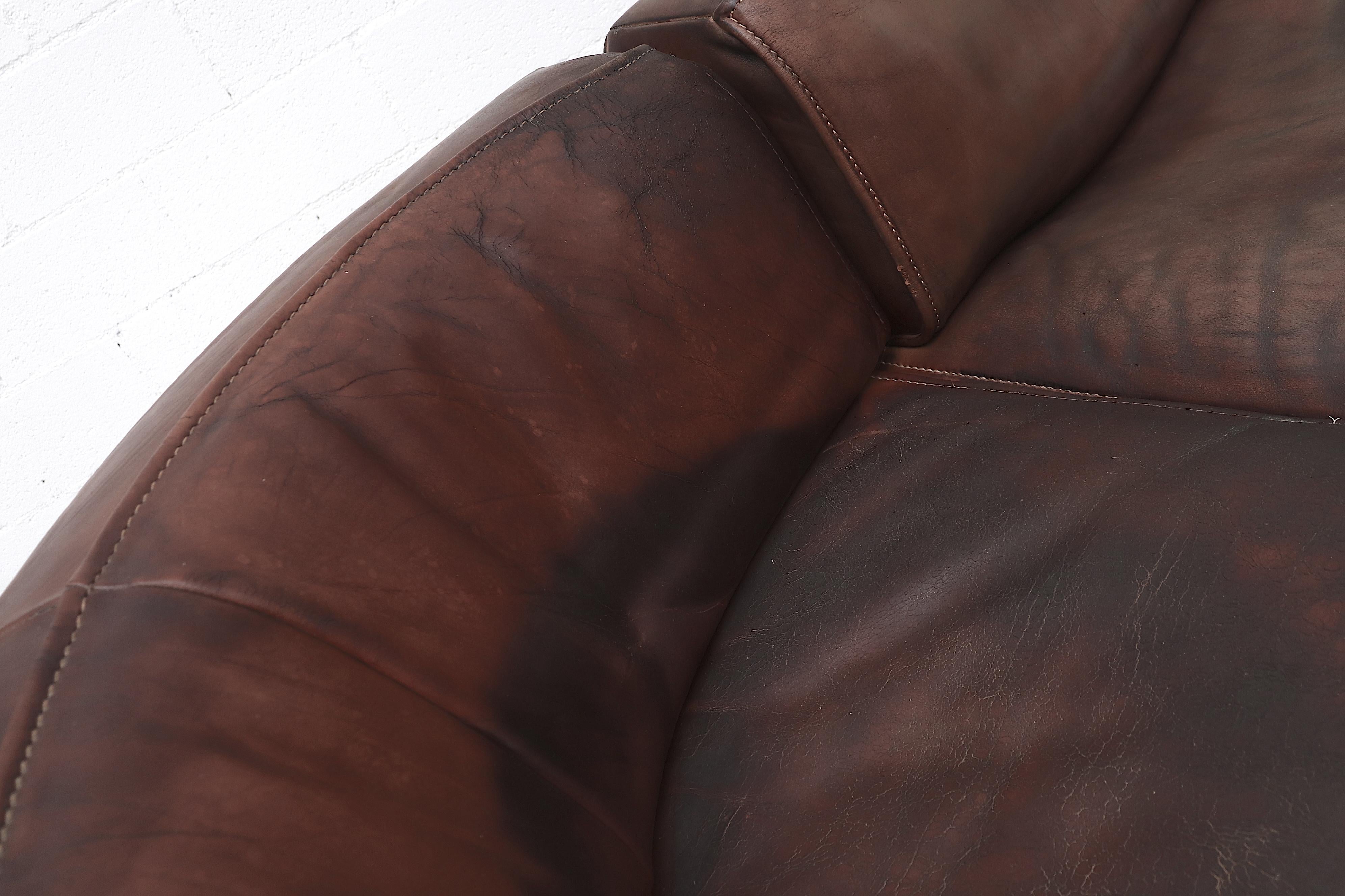 De Sede DS15 Sectional Leather Sofa 6