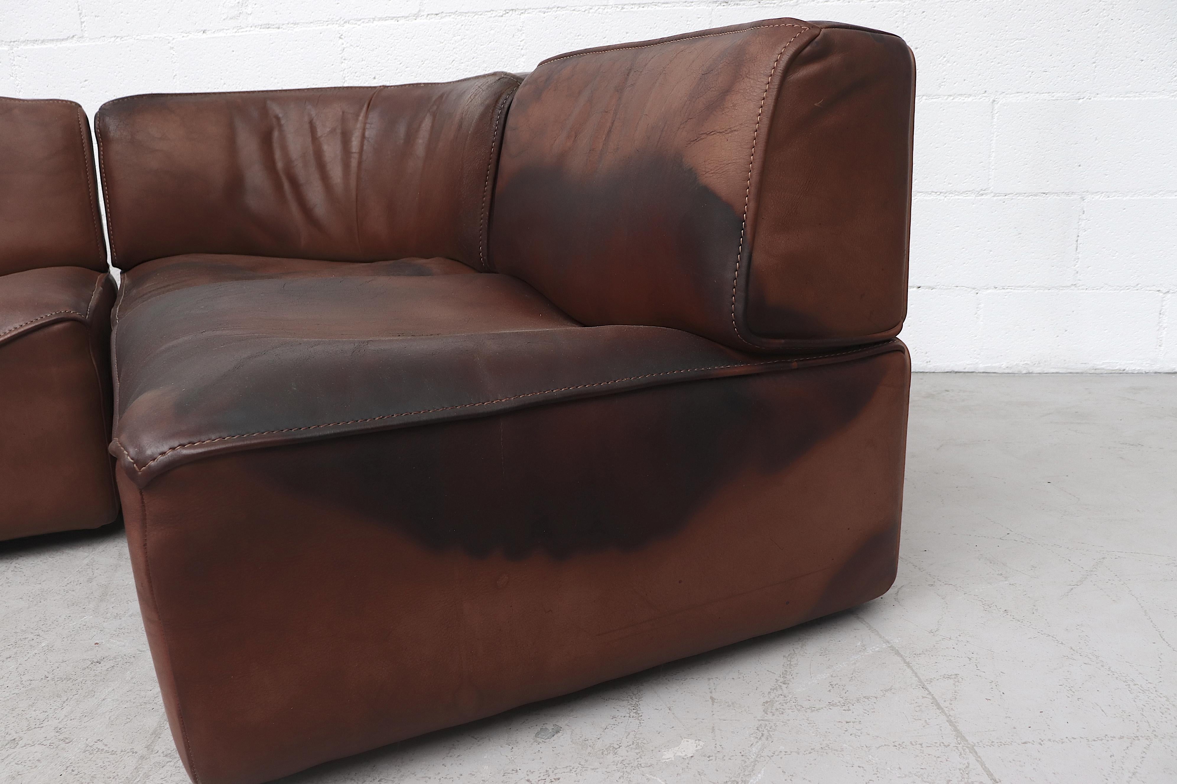 De Sede DS15 Sectional Leather Sofa 8