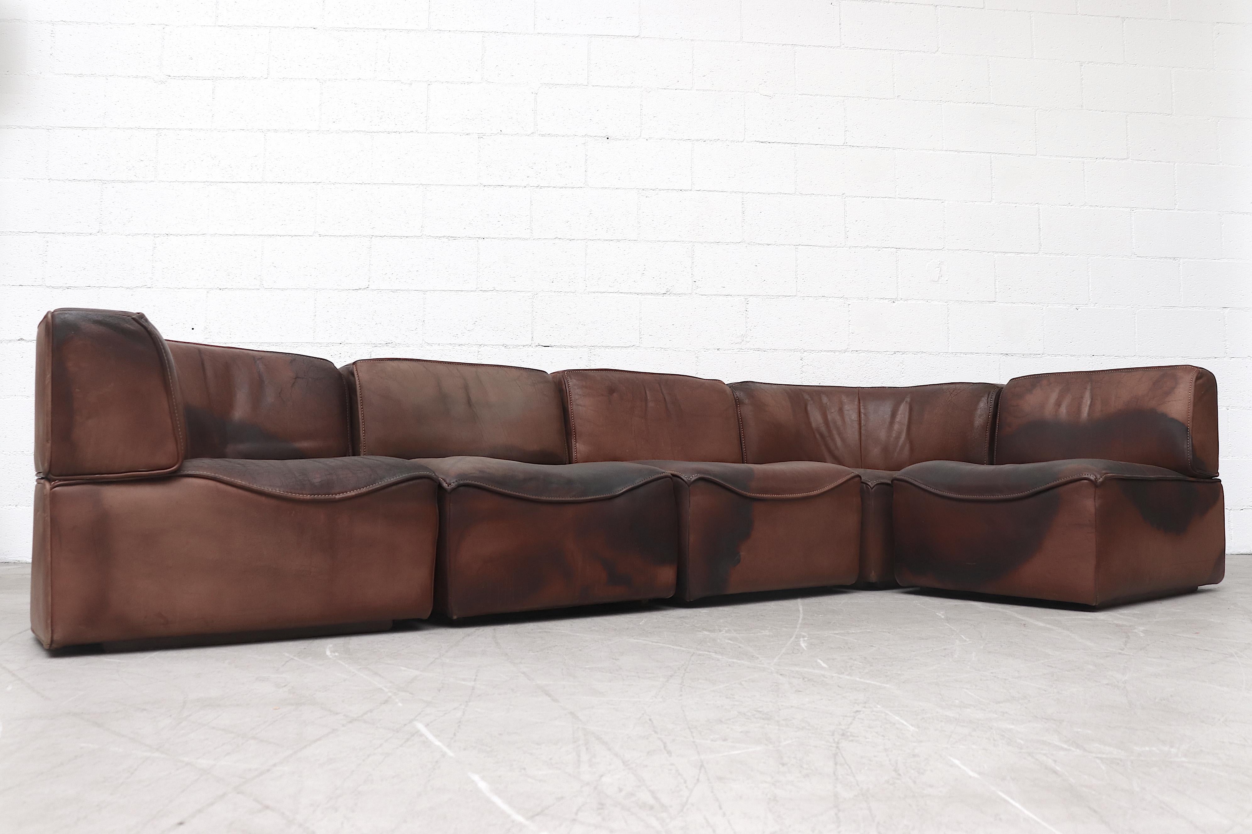 De Sede DS15 Sectional Leather Sofa 1
