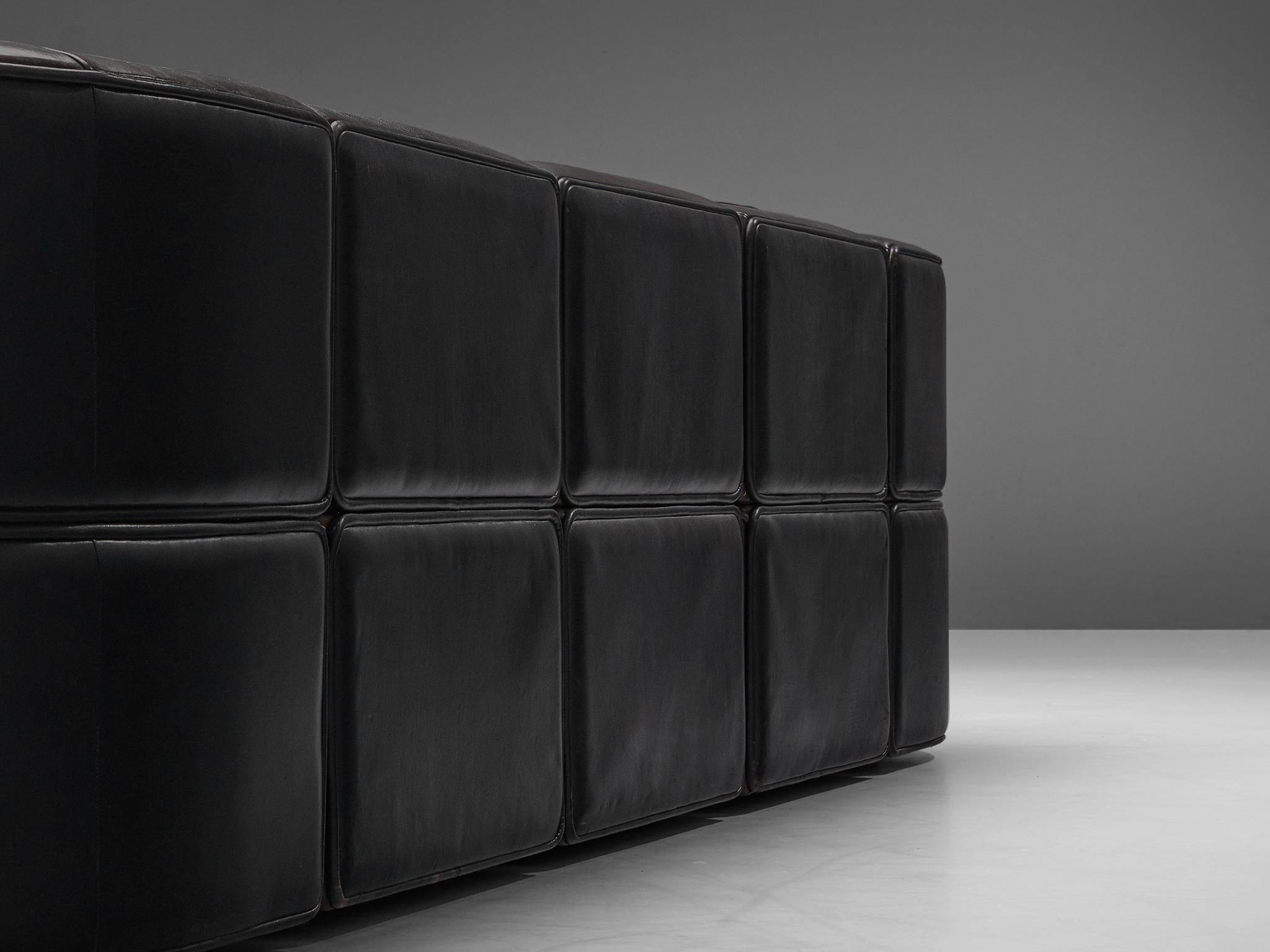 De Sede DS15 Sectional Sofa in Brown Leather 6