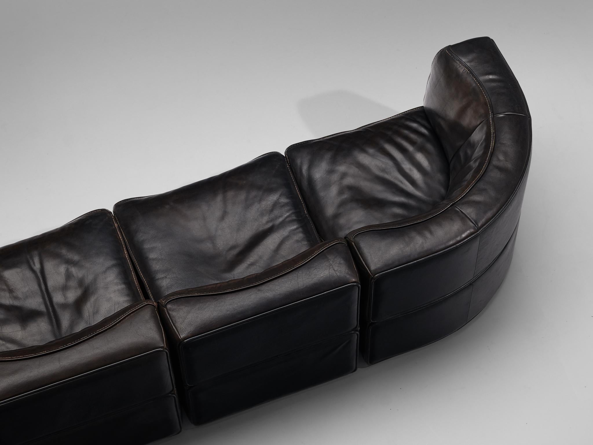 De Sede DS15 Sectional Sofa in Leather 5