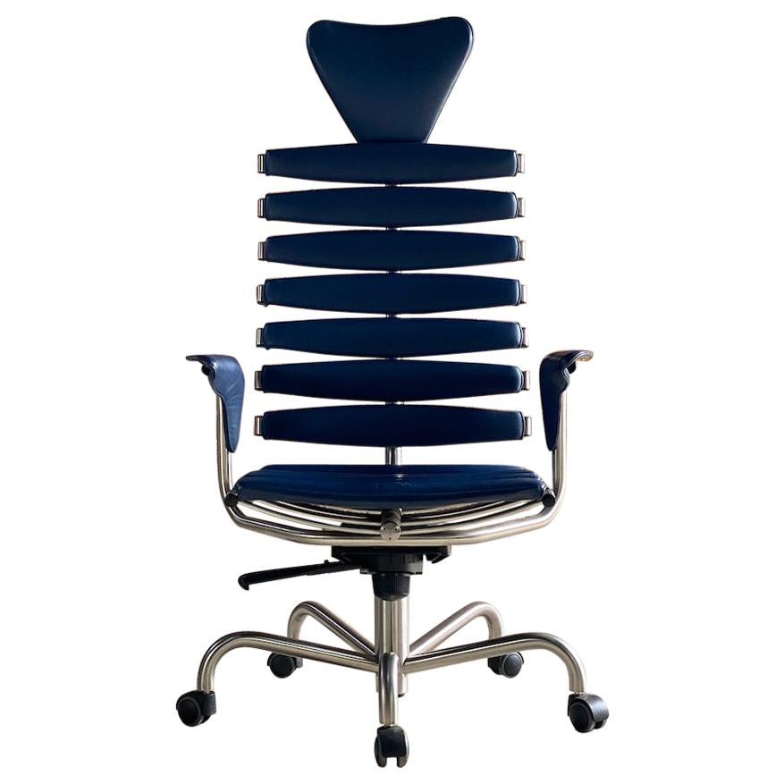De Sede DS2100 Skeleton Chair Blue Leather Switzerland