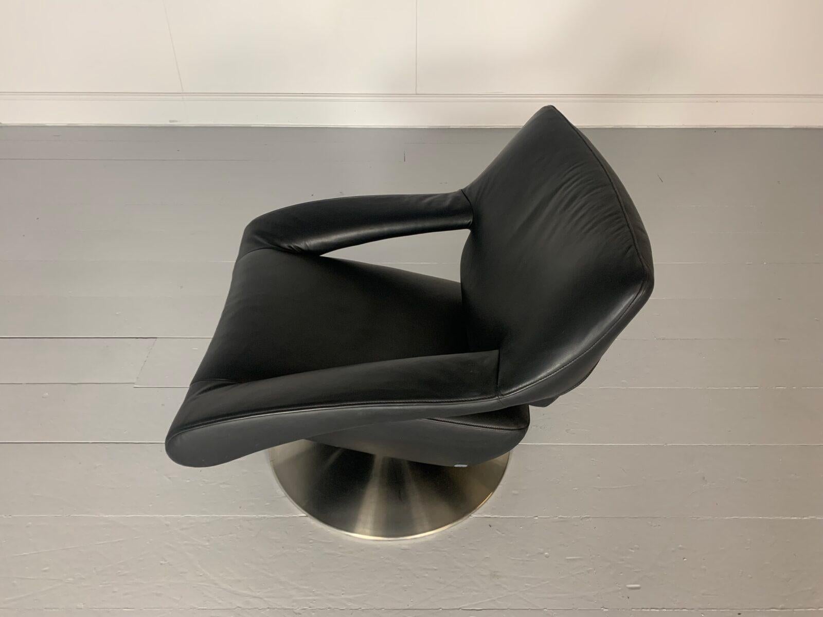 De Sede DS255/01 Armchair - In Black Leather For Sale 2