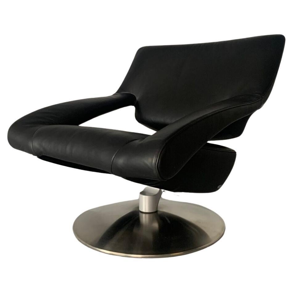 De Sede DS255/01 Armchair - In Black Leather For Sale