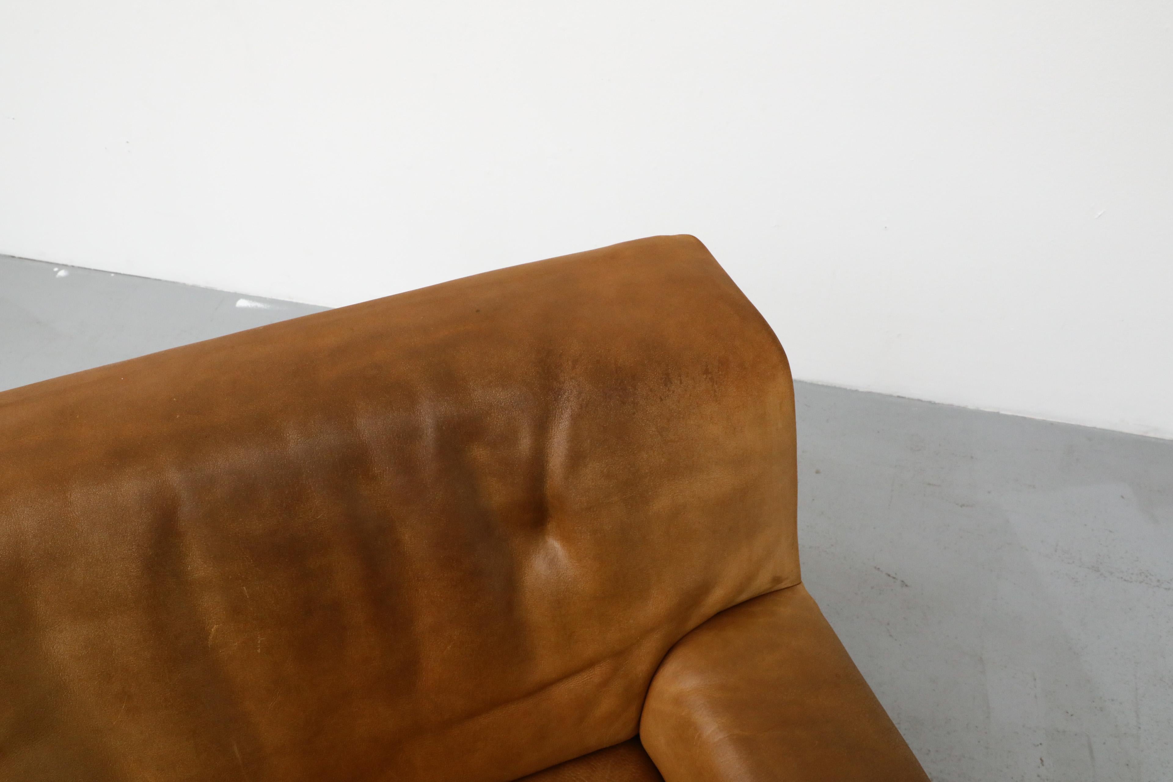 De Sede DS42 Buffalo Leather Lounge Chair in Warm Brown Leather For Sale 4