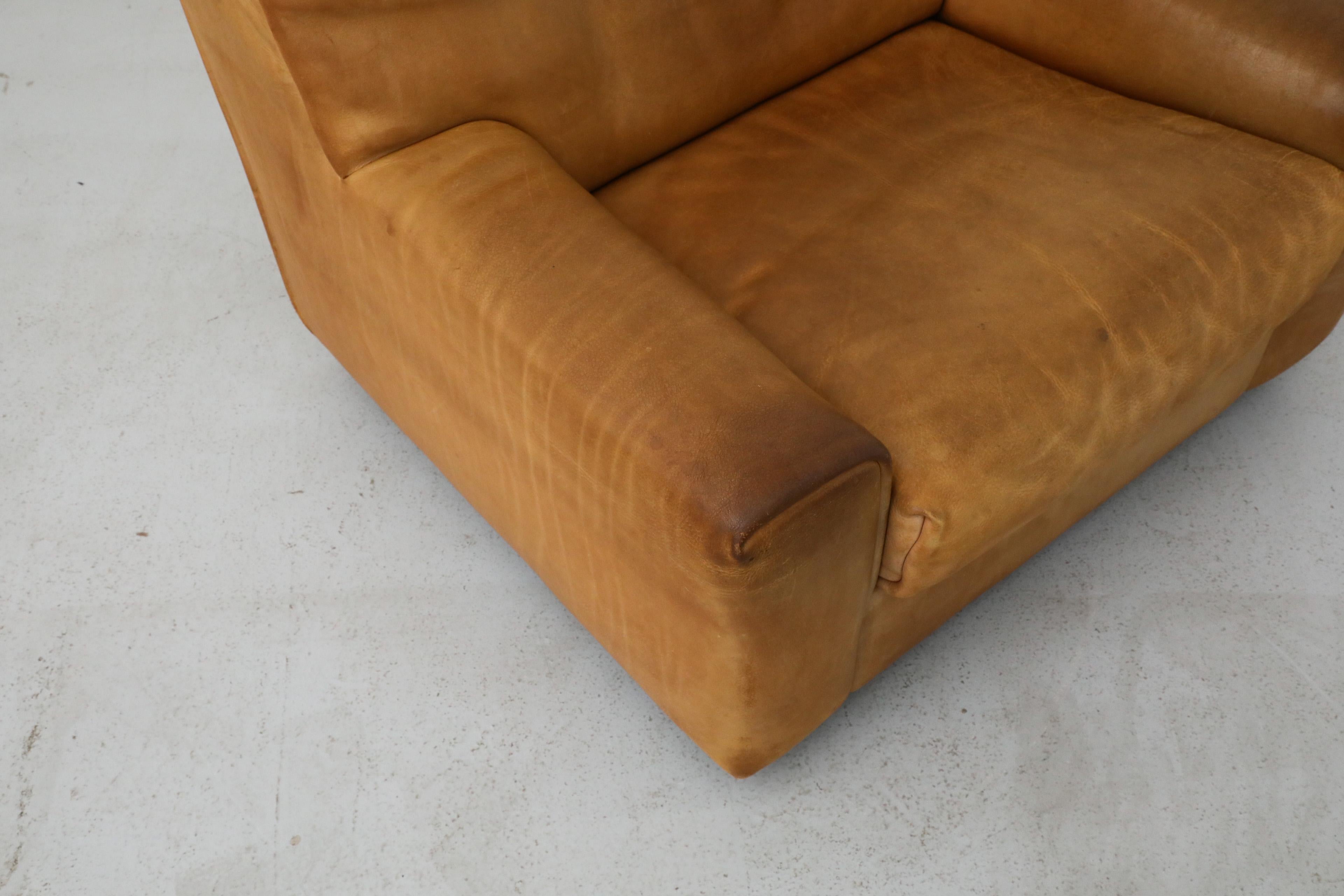 De Sede DS42 Buffalo Leather Lounge Chair in Warm Brown Leather For Sale 5