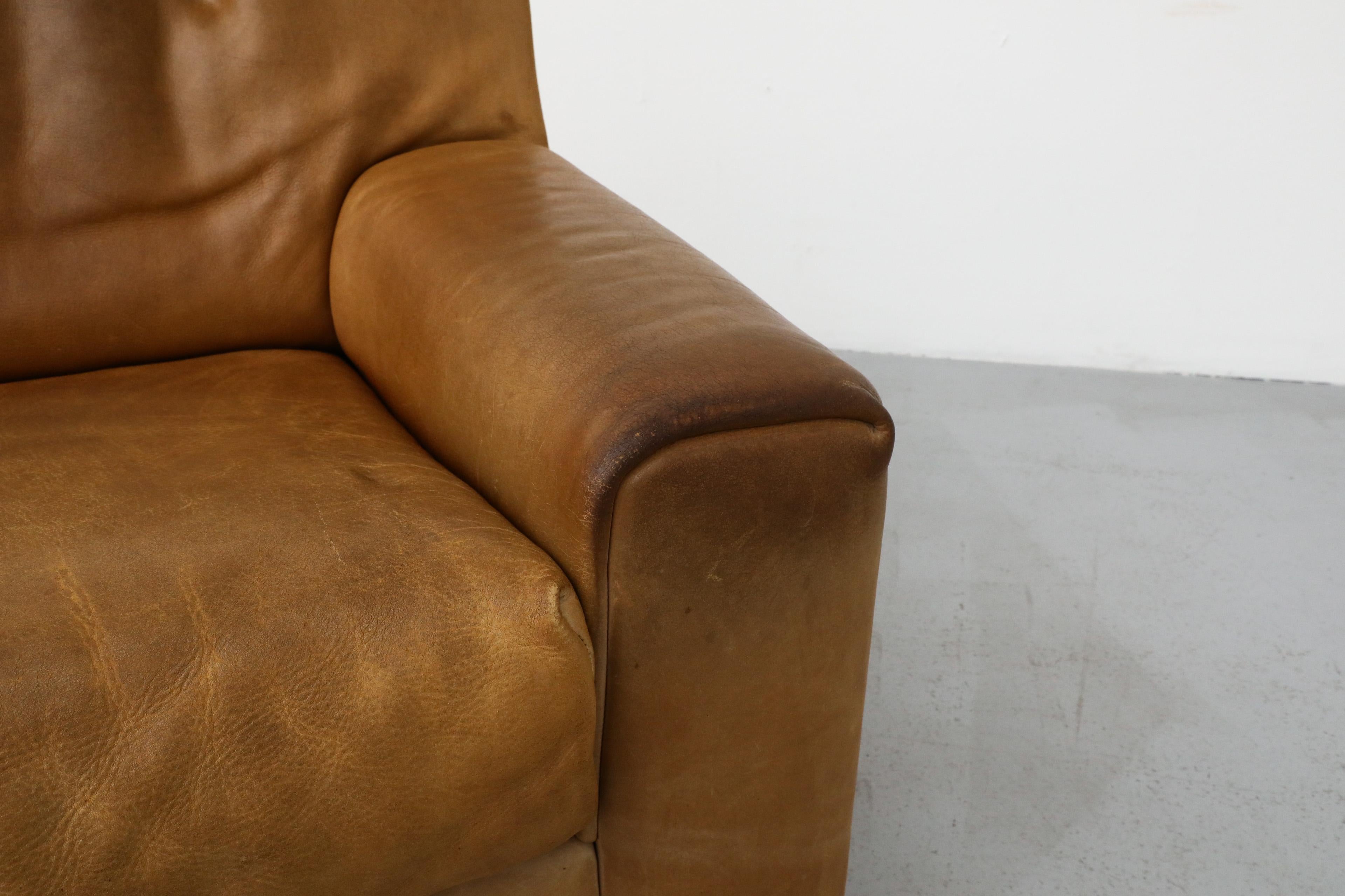 De Sede DS42 Buffalo Leather Lounge Chair in Warm Brown Leather For Sale 6