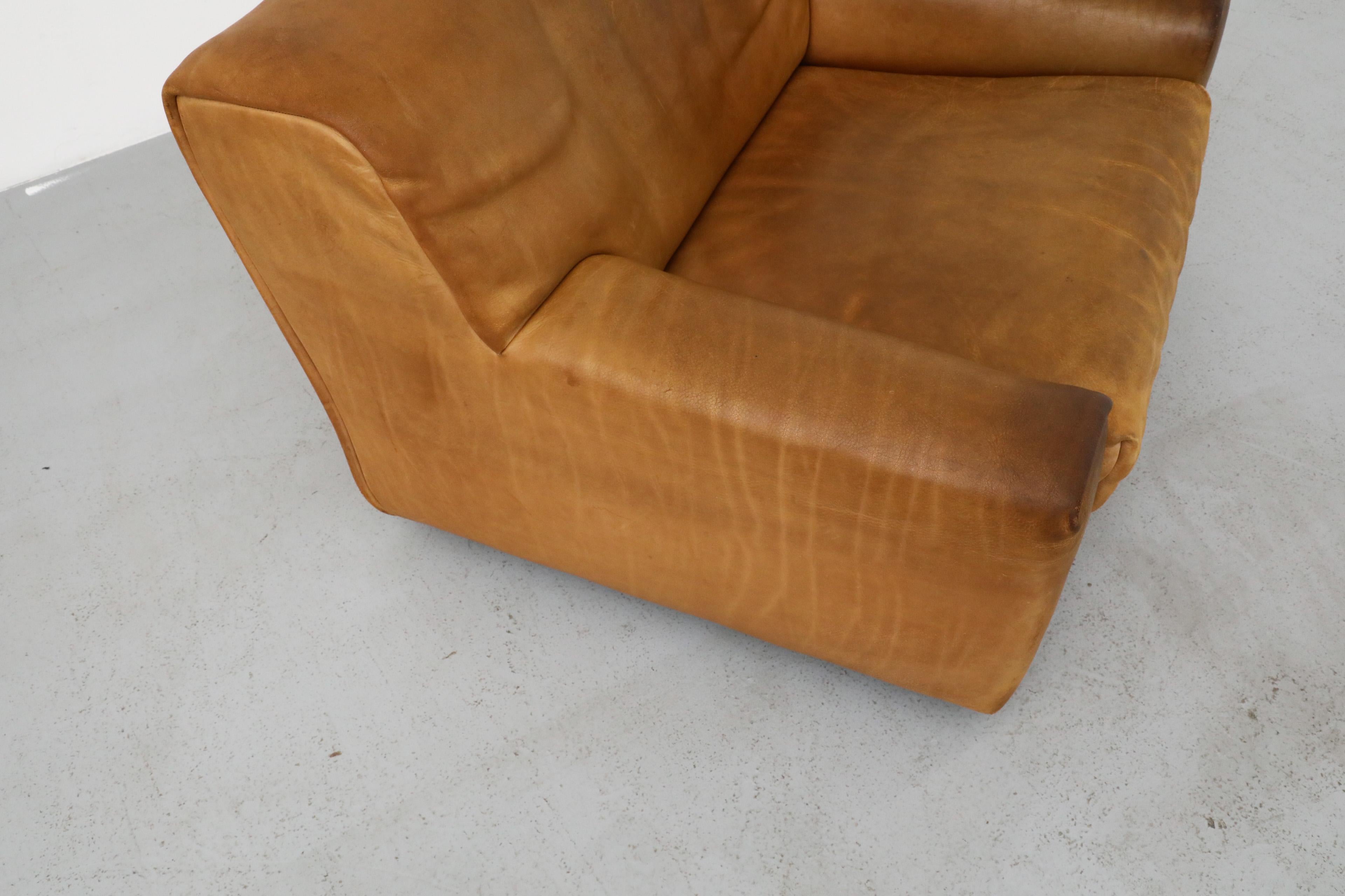 De Sede DS42 Buffalo Leather Lounge Chair in Warm Brown Leather For Sale 7