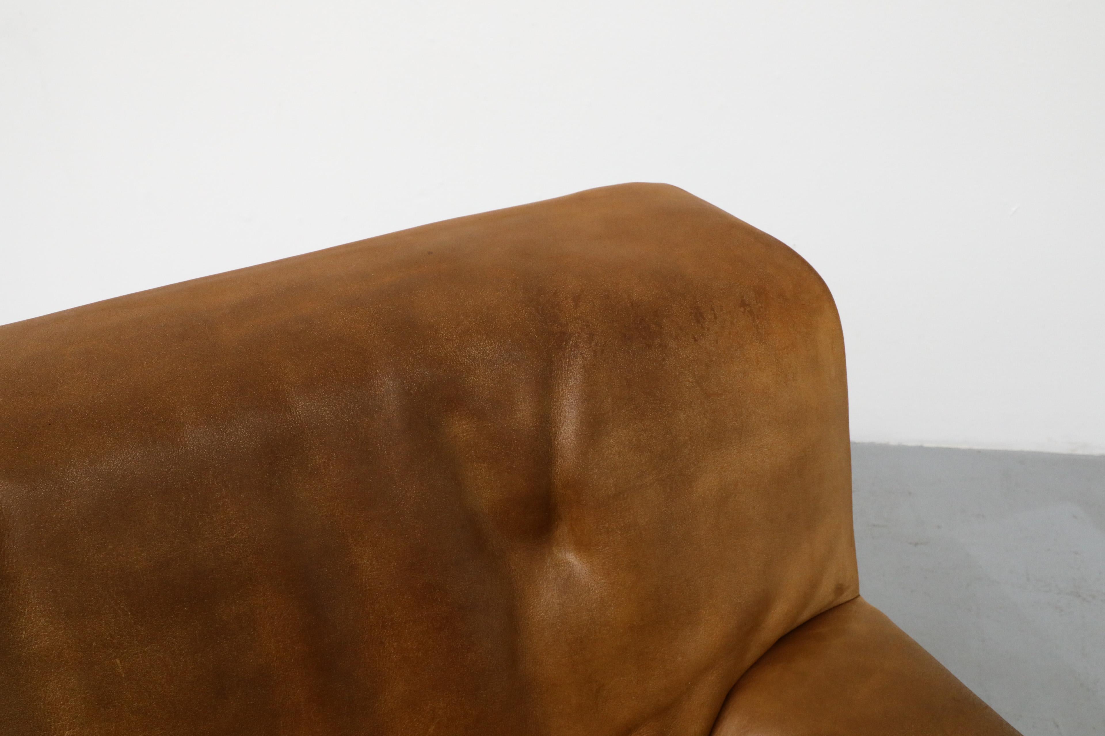 De Sede DS42 Buffalo Leather Lounge Chair in Warm Brown Leather For Sale 8