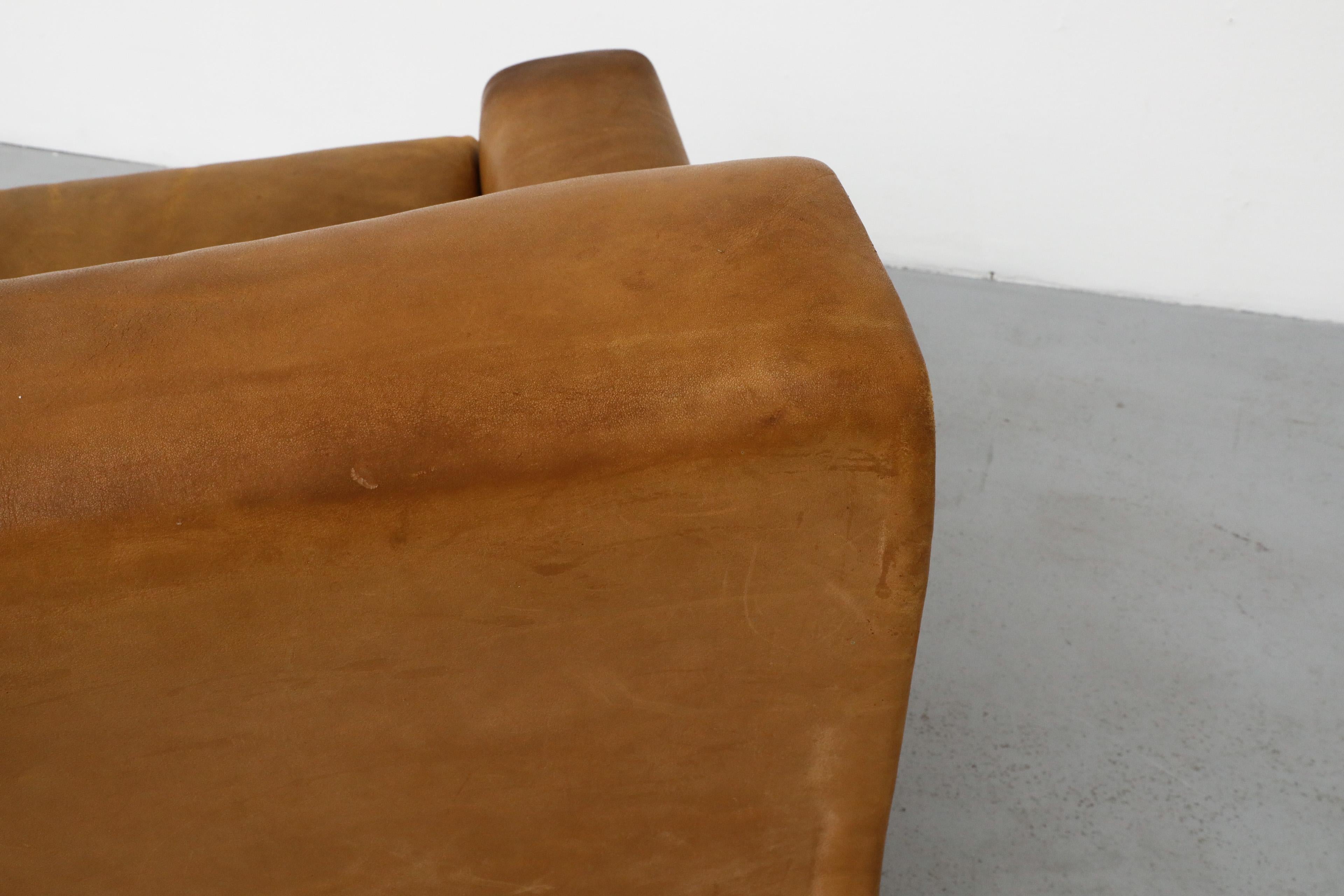 De Sede DS42 Buffalo Leather Lounge Chair in Warm Brown Leather For Sale 10