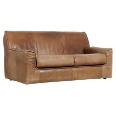 De Sede DS42 Two-Seat Sofa in Original Natural Leather, 1970s