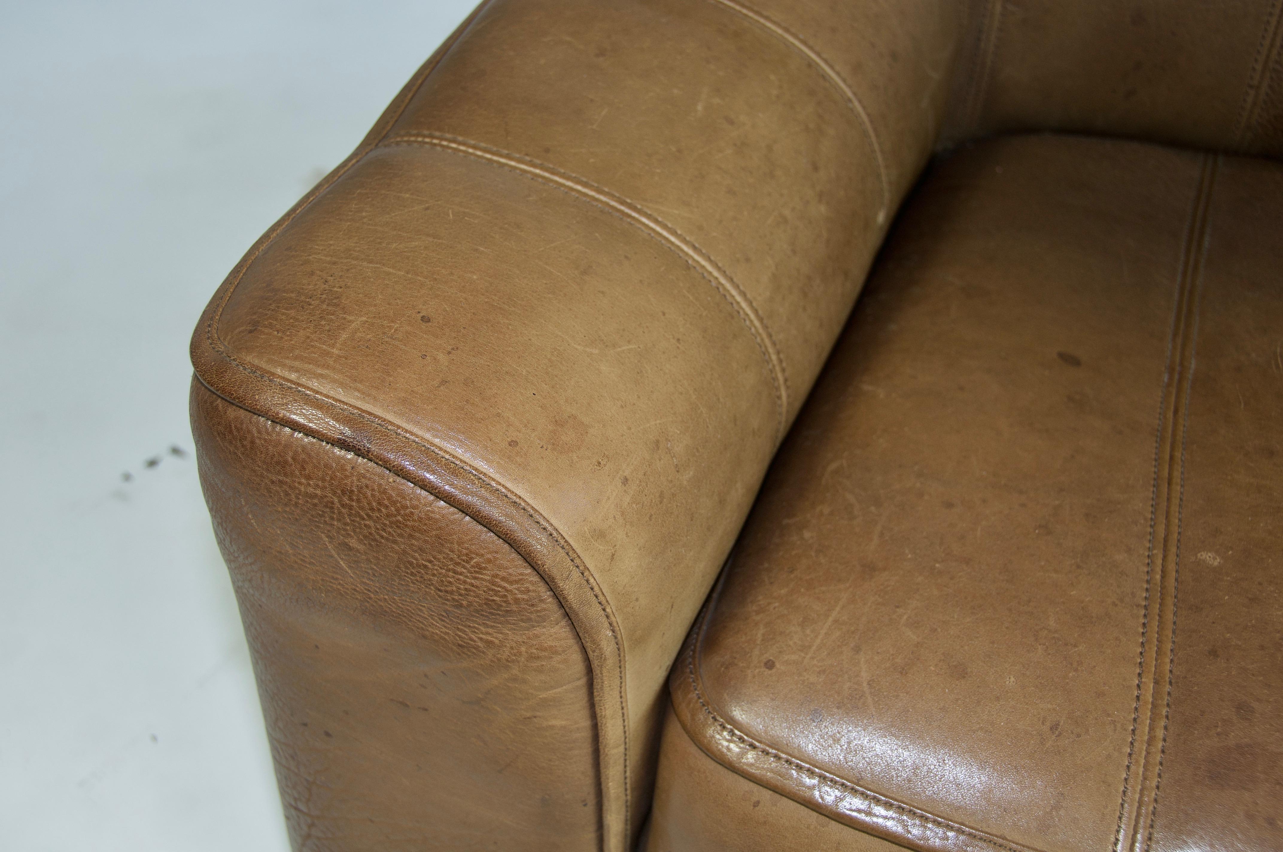20th Century De Sede DS44 Leather Sofa For Sale