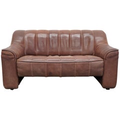 De Sede DS44 Leather Two-Seat Sofa