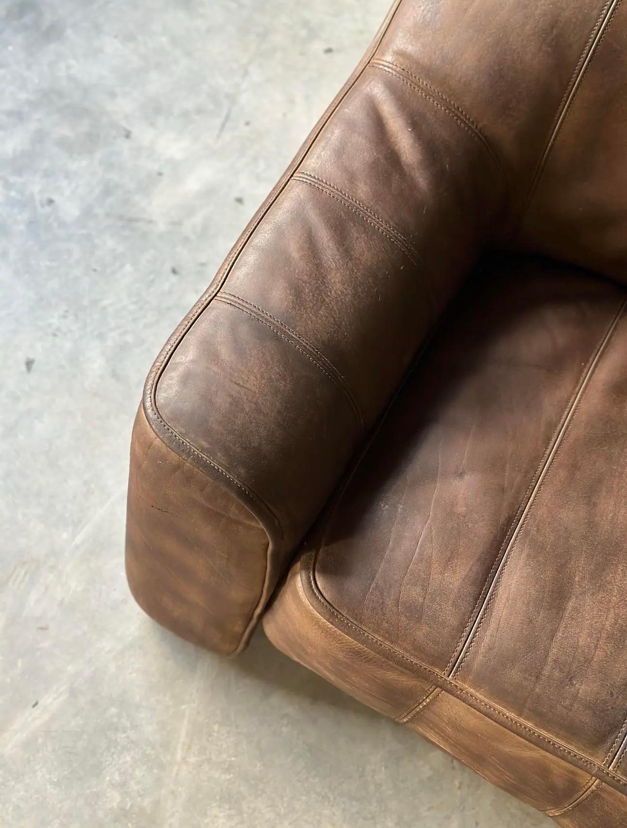20th Century De Sede Ds44 Recliner Loveseat