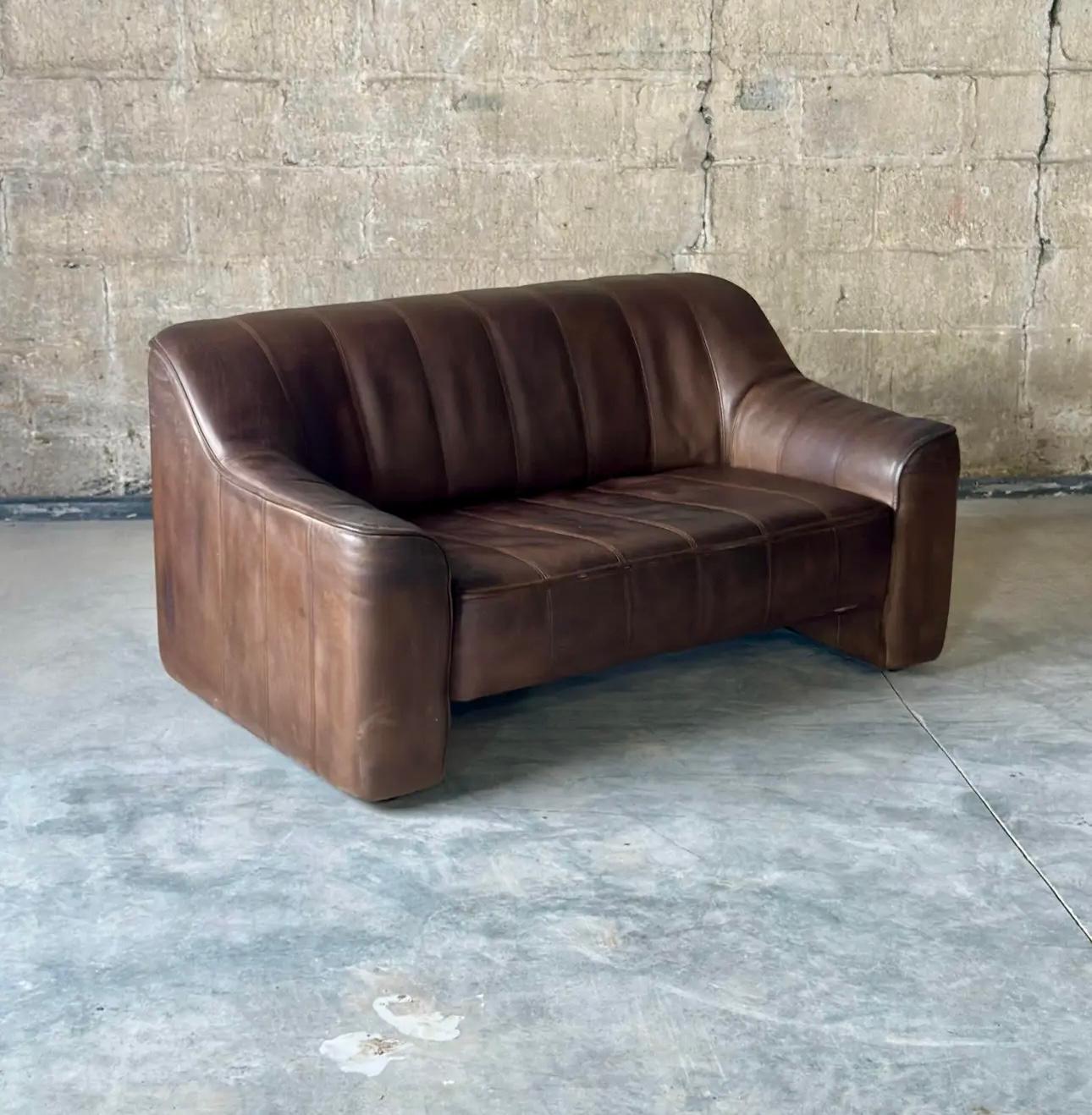 Leather De Sede Ds44 Recliner Loveseat