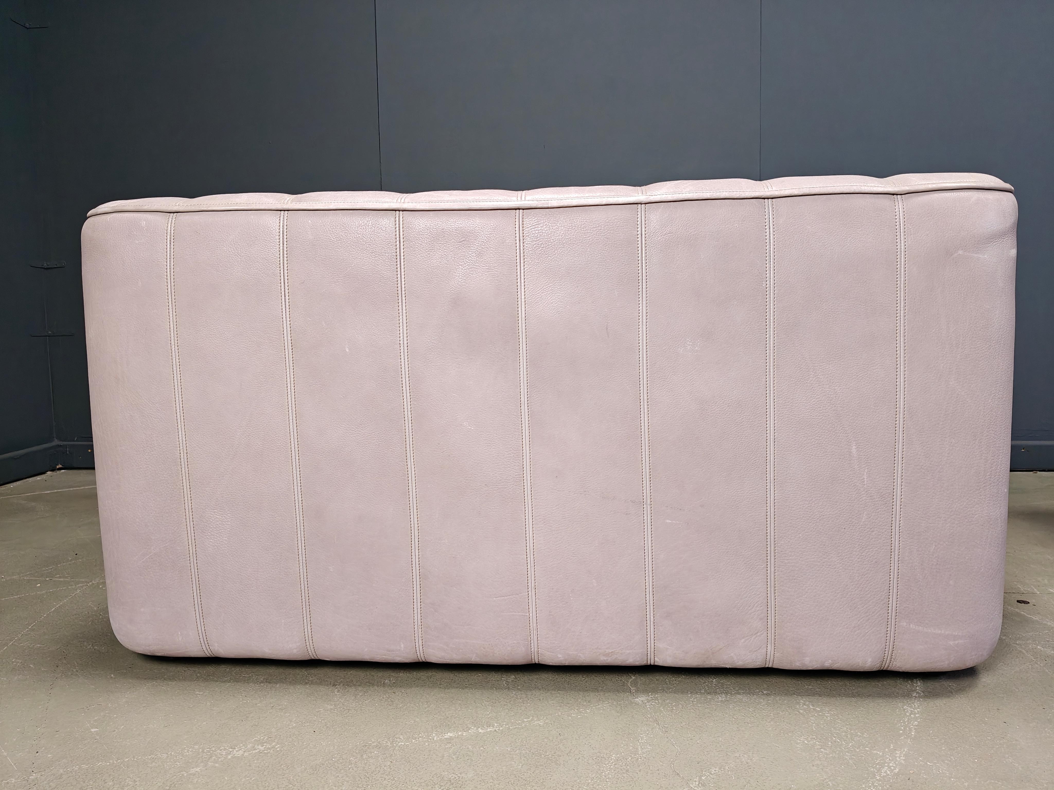 Mid-Century Modern De Sede DS44 sofa set, 1960s For Sale