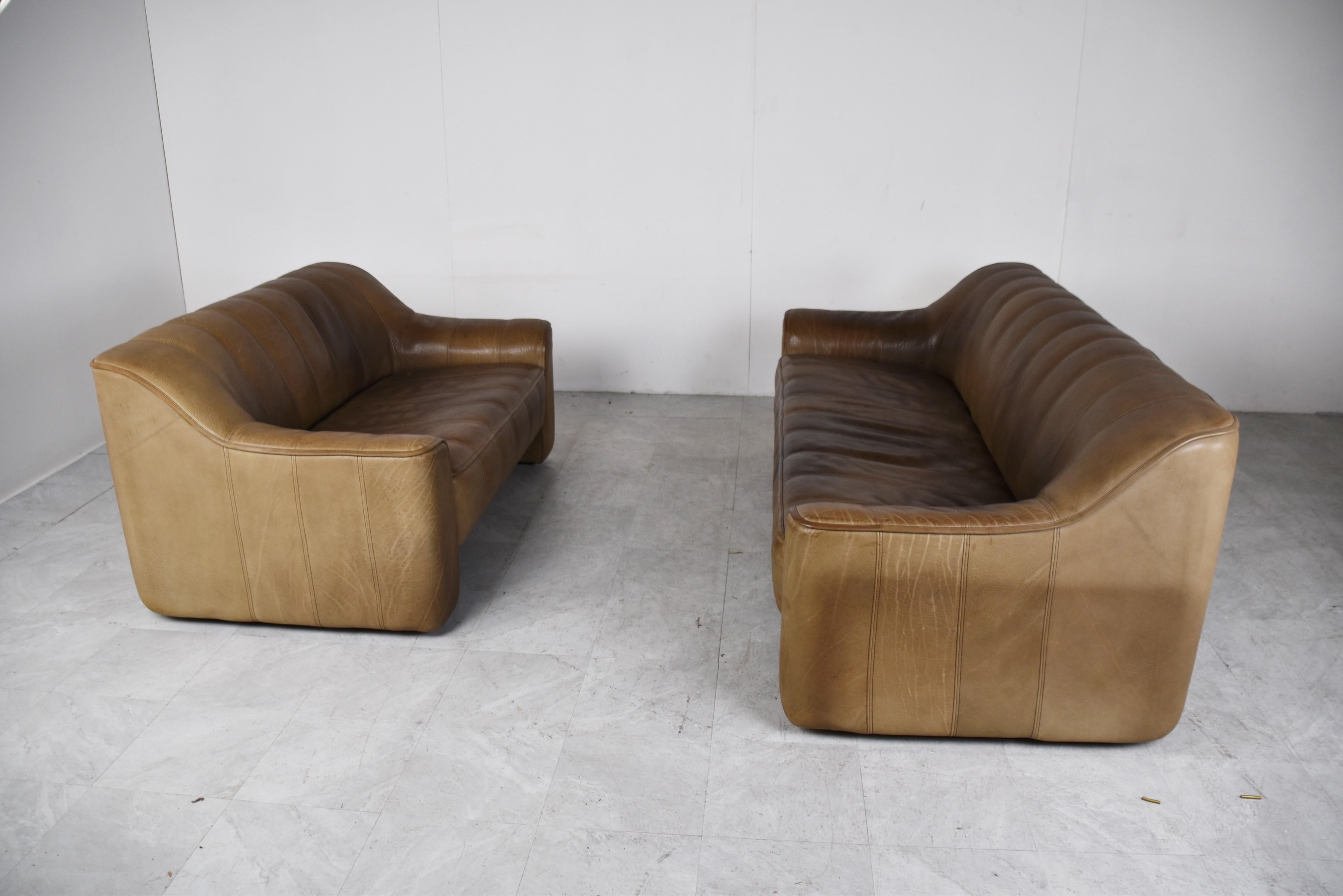 De Sede DS44, Sofa-Set, 1960er-Jahre im Zustand „Gut“ im Angebot in HEVERLEE, BE