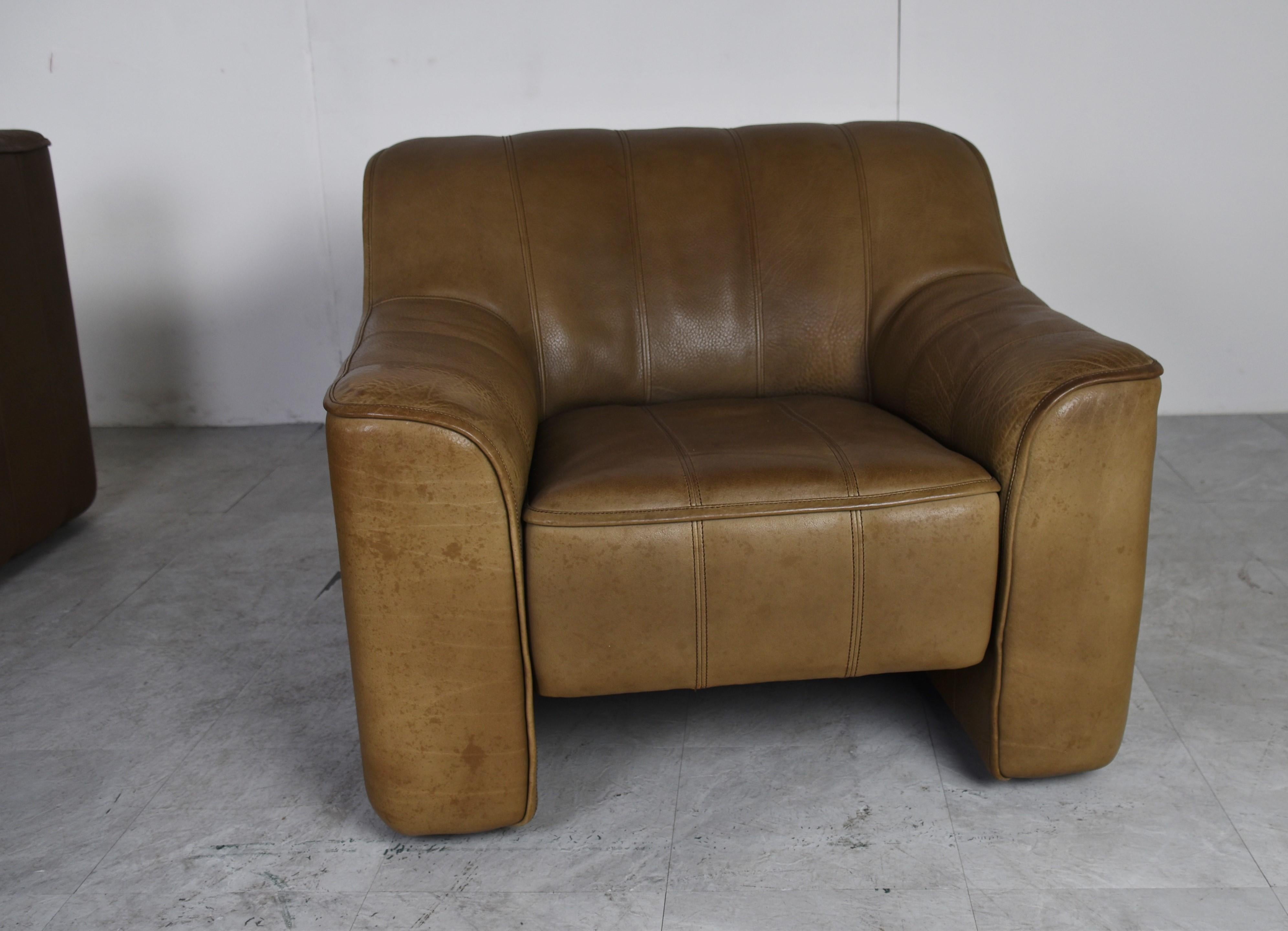 De Sede DS44, Sofa-Set, 1960er-Jahre (Mitte des 20. Jahrhunderts) im Angebot