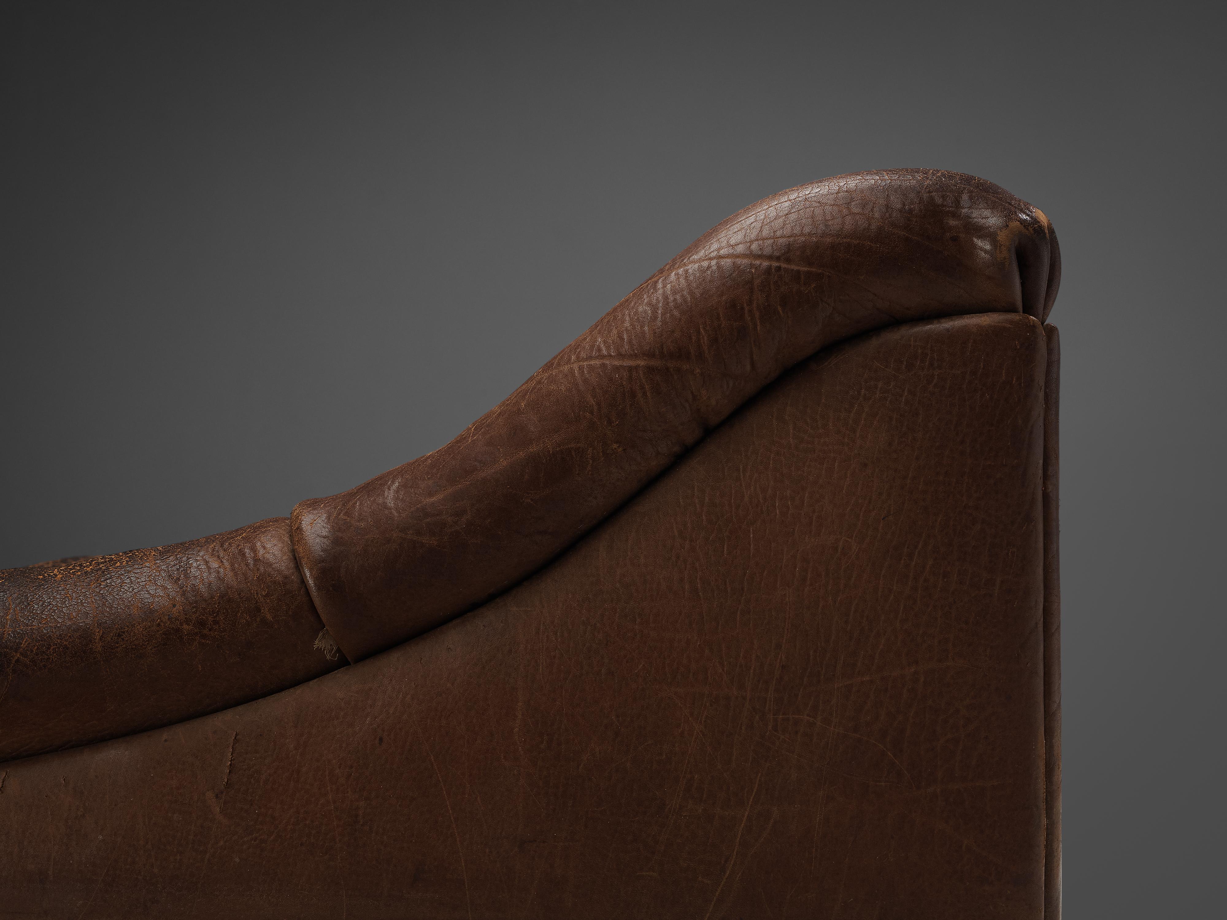 De Sede DS46 Lounge Chair in Brown Leather 3
