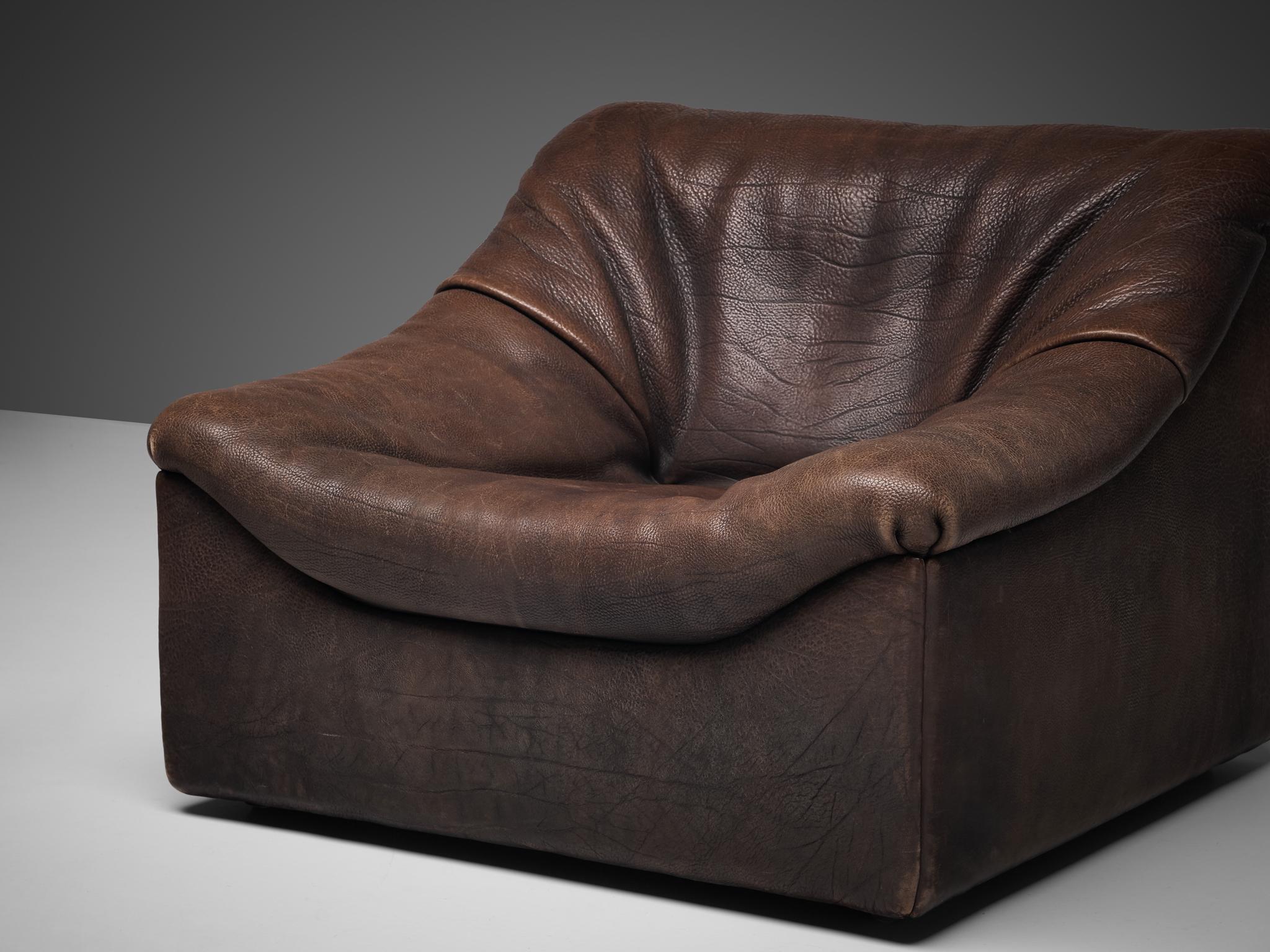 De Sede DS46 Modular Sofa in Brown Leather 1