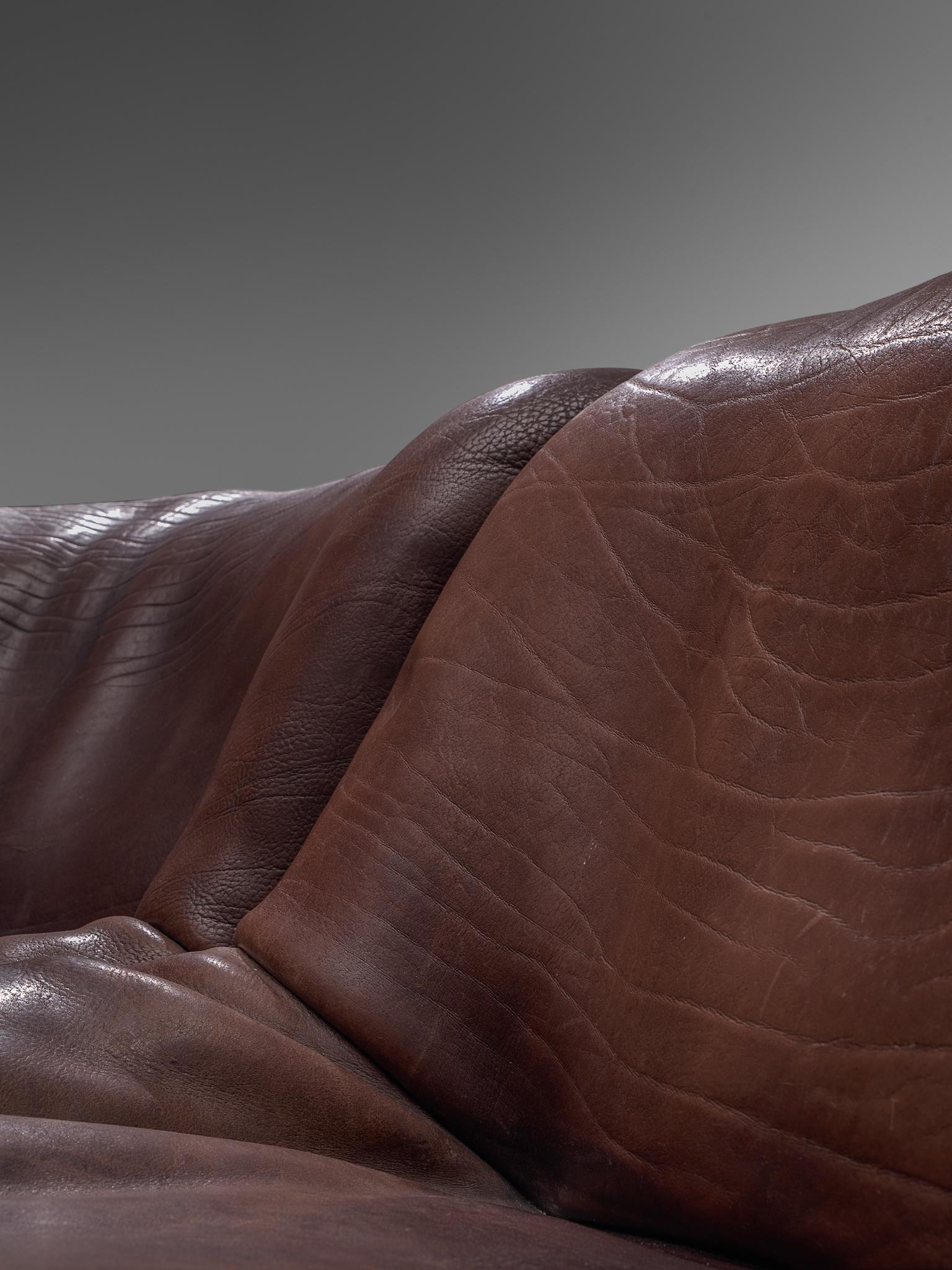 De Sede DS46 Modular Sofa in Brown Leather 2