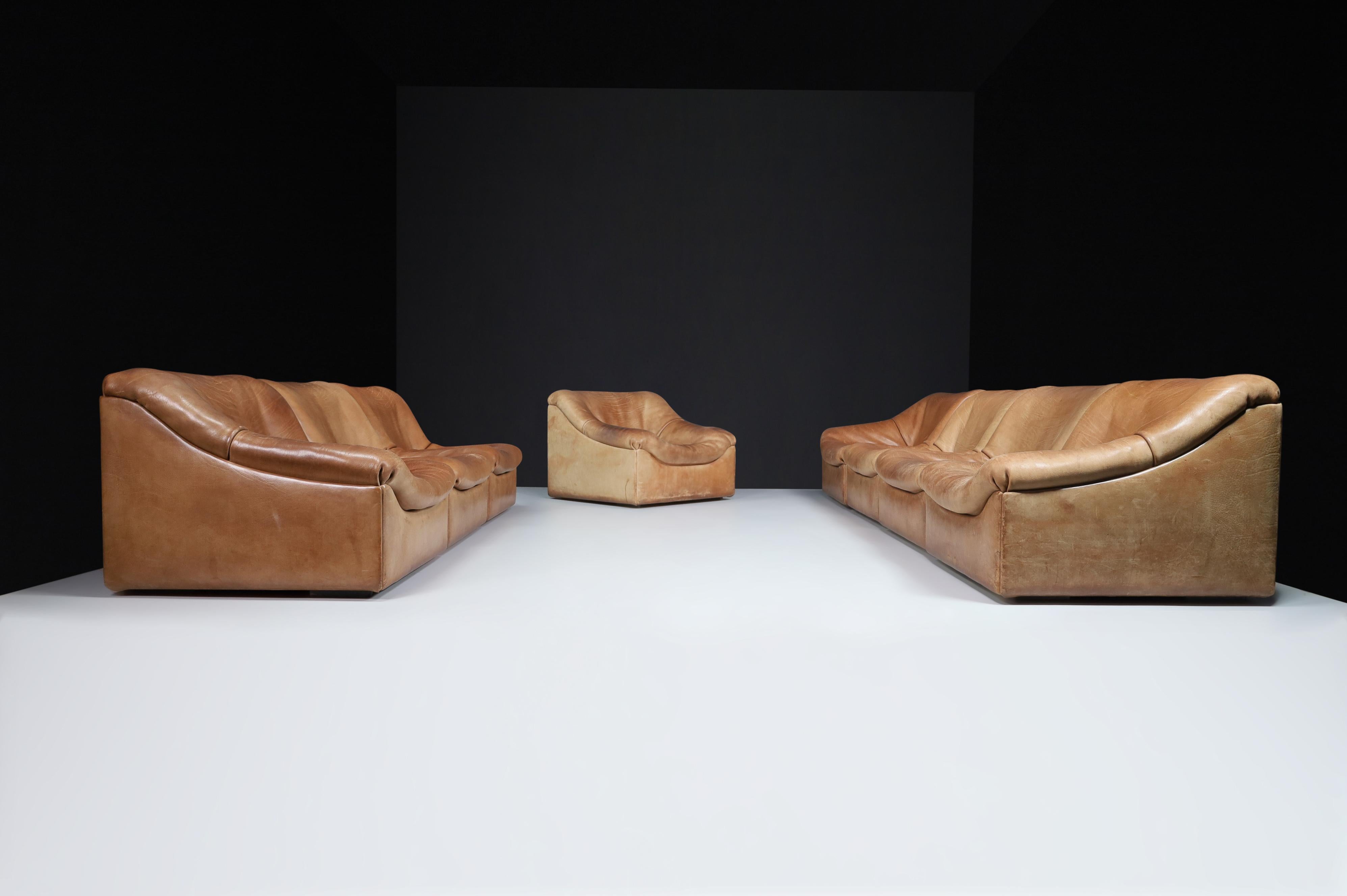 Canapé-lit sectionnel De Sede Ds46 en cuir de buffle, Suisse, années 1970 en vente 13