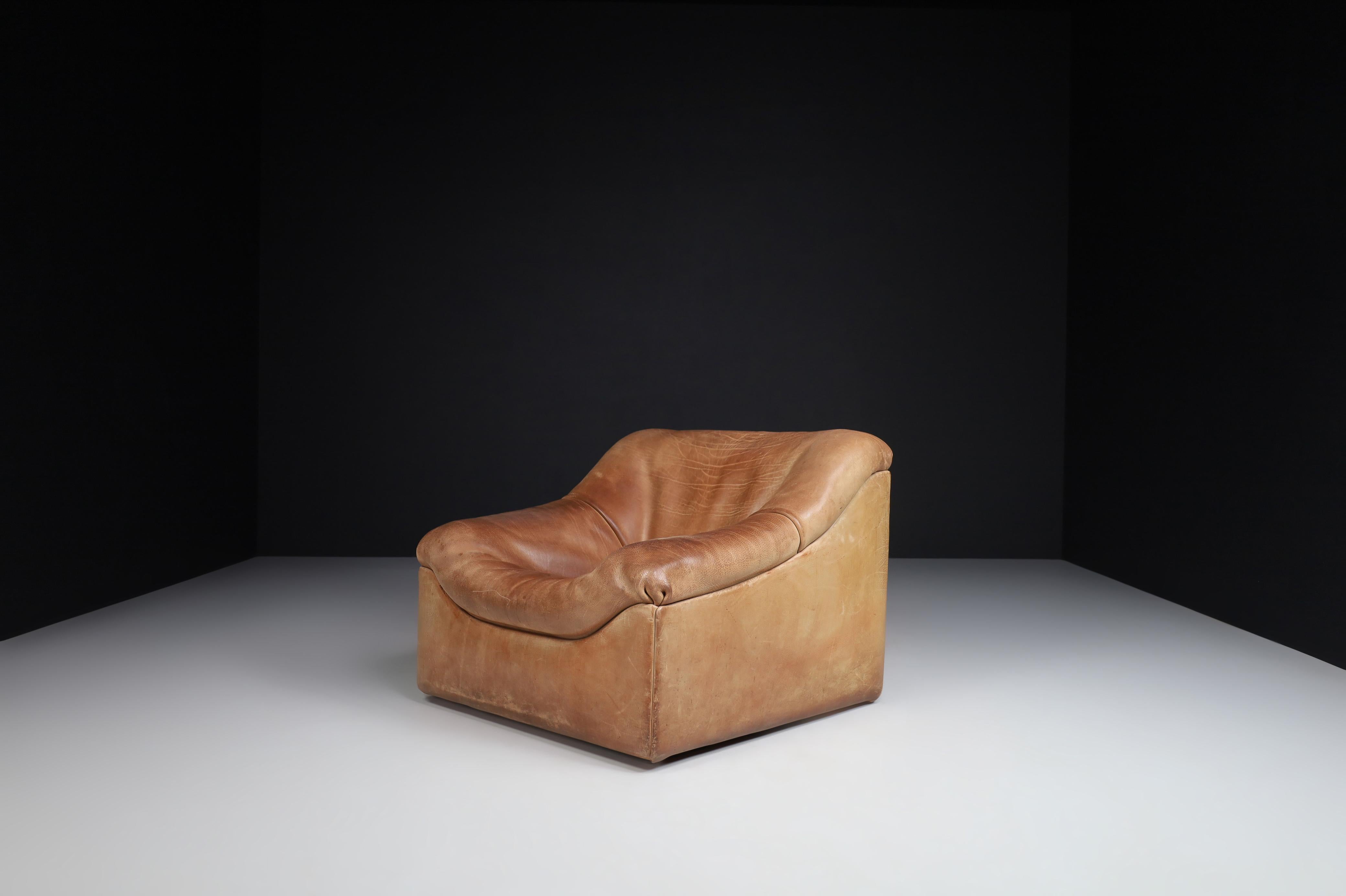 Mid-Century Modern Canapé-lit sectionnel De Sede Ds46 en cuir de buffle, Suisse, années 1970 en vente