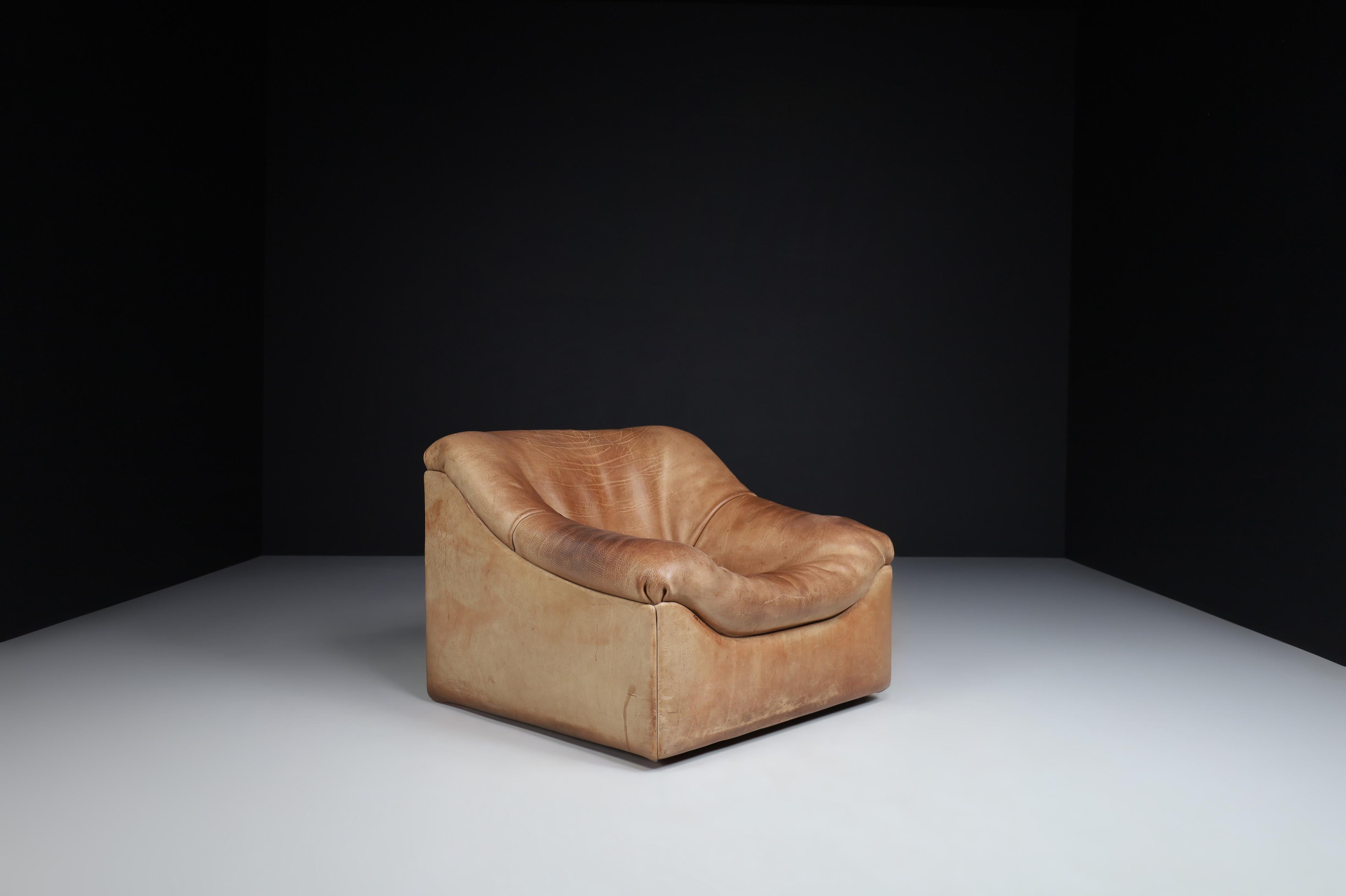 Canapé-lit sectionnel De Sede Ds46 en cuir de buffle, Suisse, années 1970 en vente 1