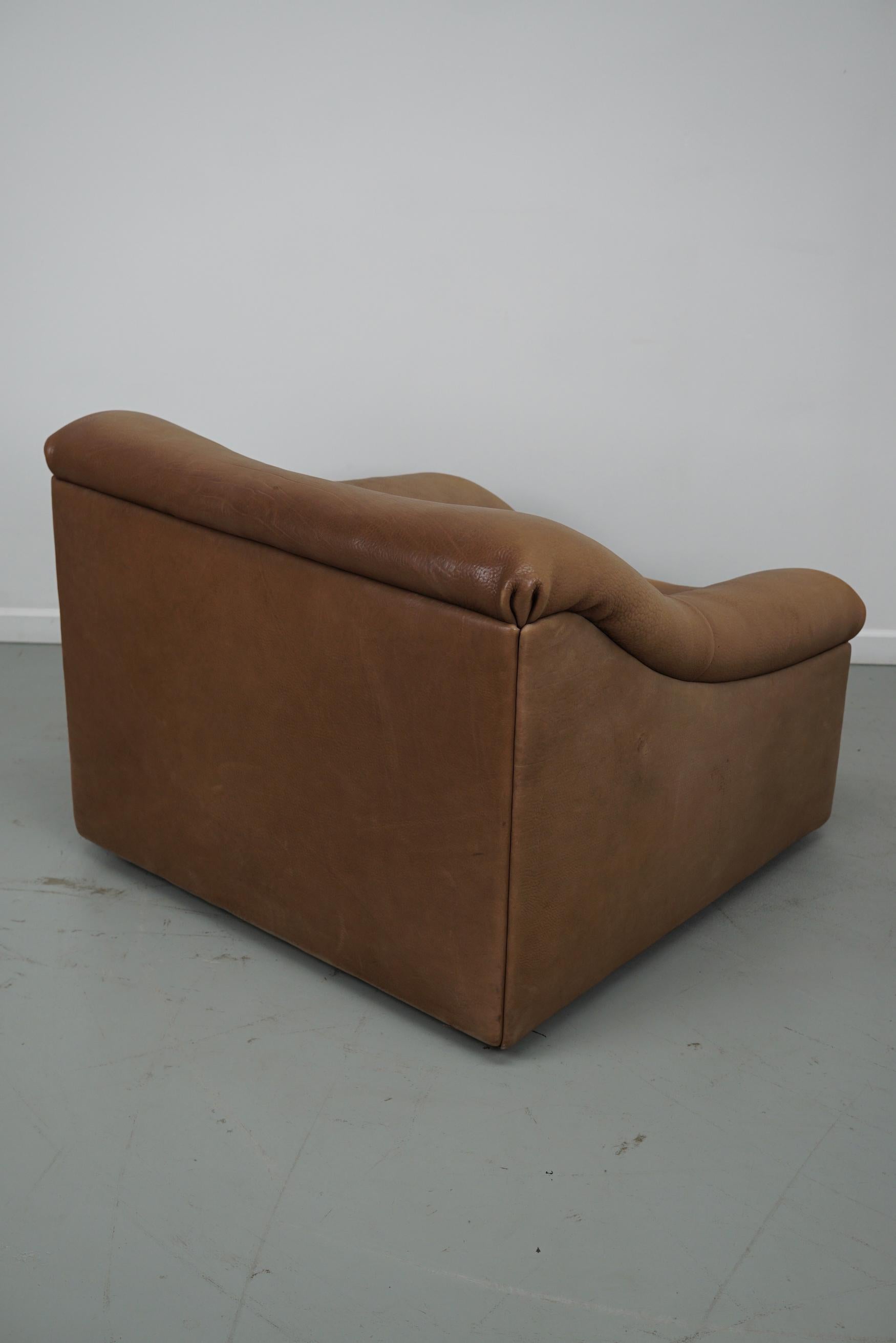 De Sede DS46 Tan / Beige Buffalo Leder-Loungesessel, Schweiz im Angebot 6