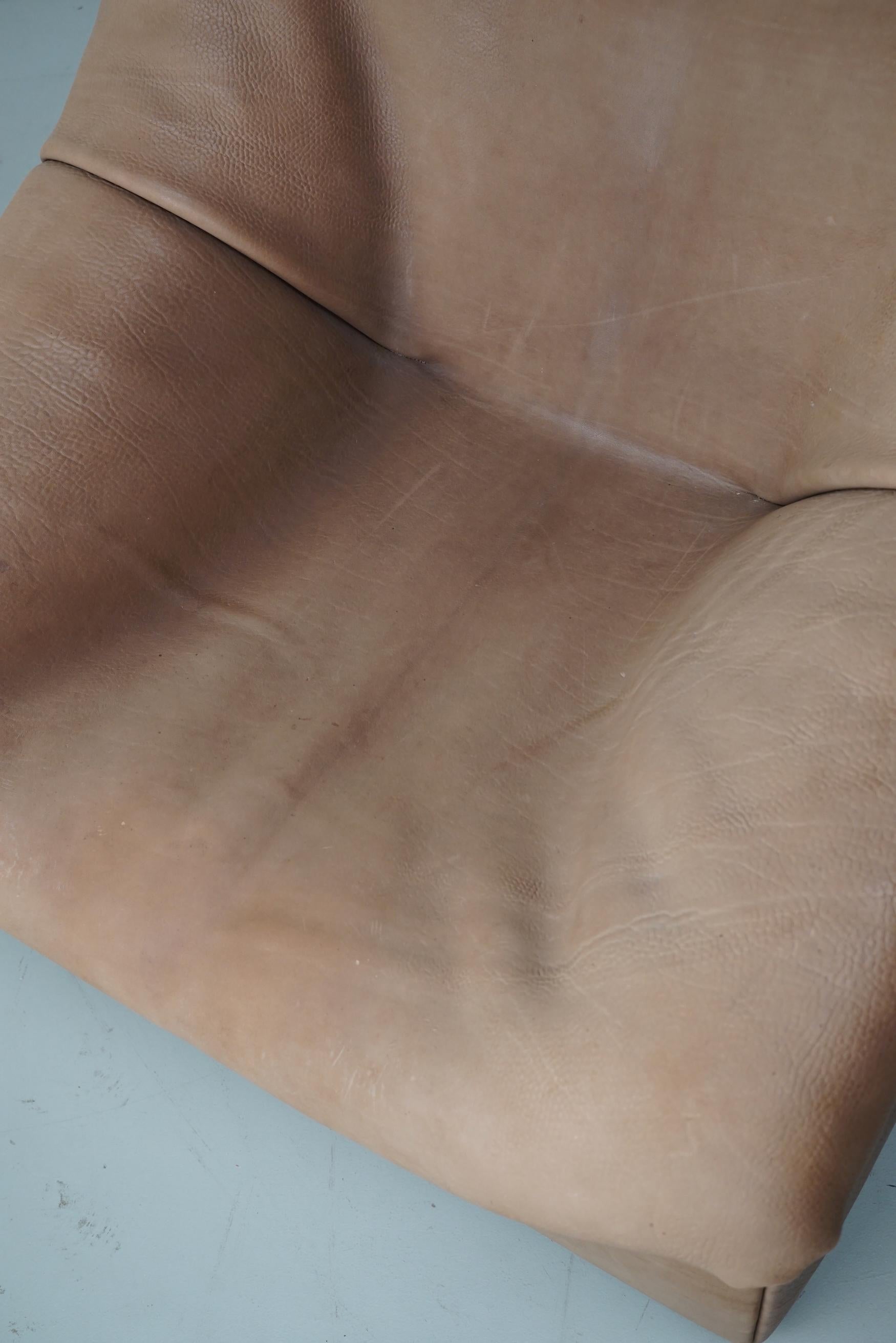 De Sede DS46 Tan / Beige Buffalo Leder-Loungesessel, Schweiz (Schweizerisch) im Angebot