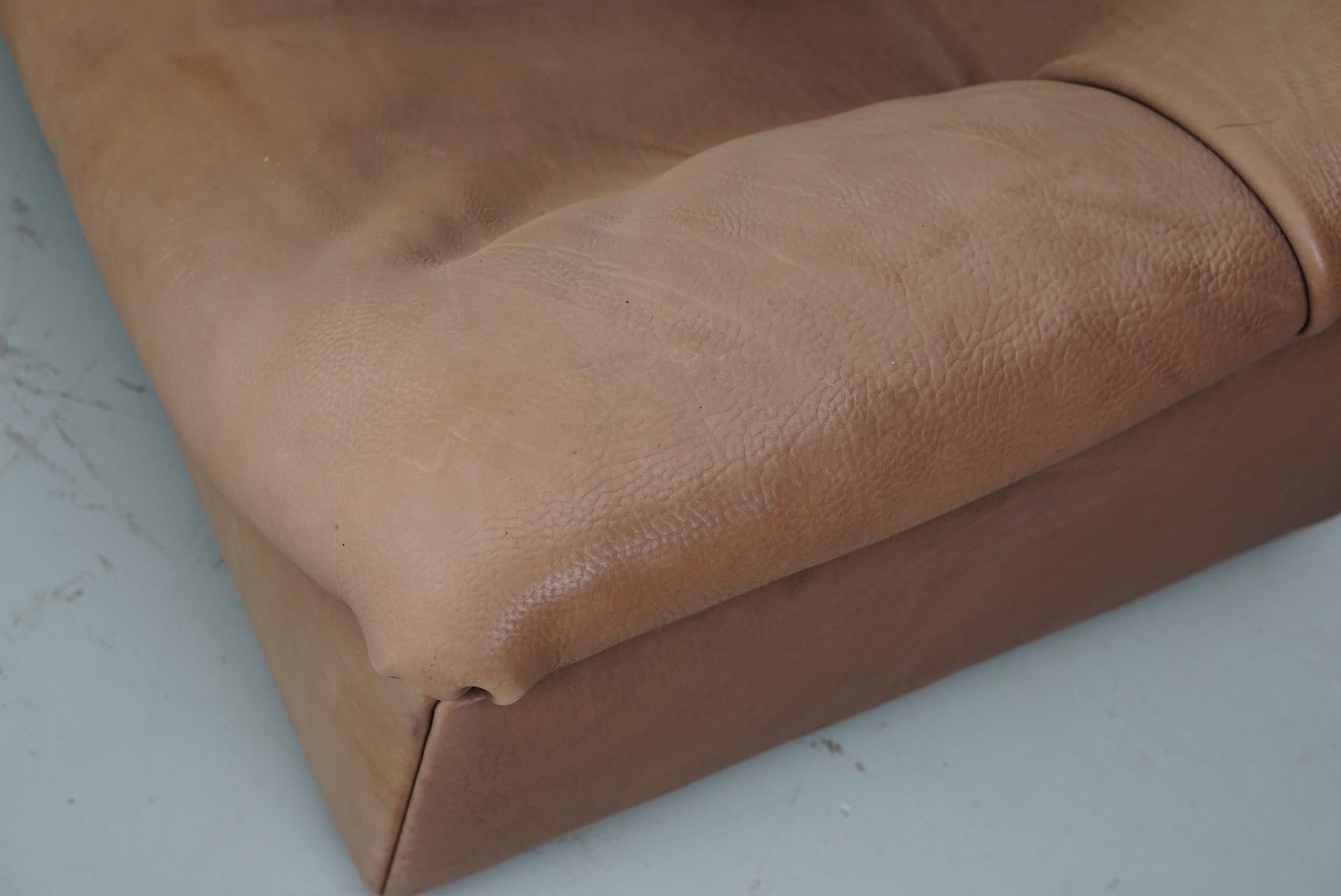 De Sede DS46 Tan / Beige Buffalo Leder-Loungesessel, Schweiz (Ende des 20. Jahrhunderts) im Angebot