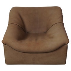 De Sede DS46 Tan / Beige Buffalo Leder-Loungesessel, Schweiz