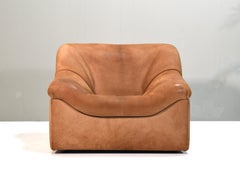 De Sede DS46 Tan Buffalo Leather Lounge armchair, Switzerland - 1976
