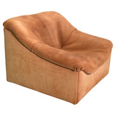 De Sede DS46 Tan Buffalo Leder-Loungesessel, Schweiz - 1976