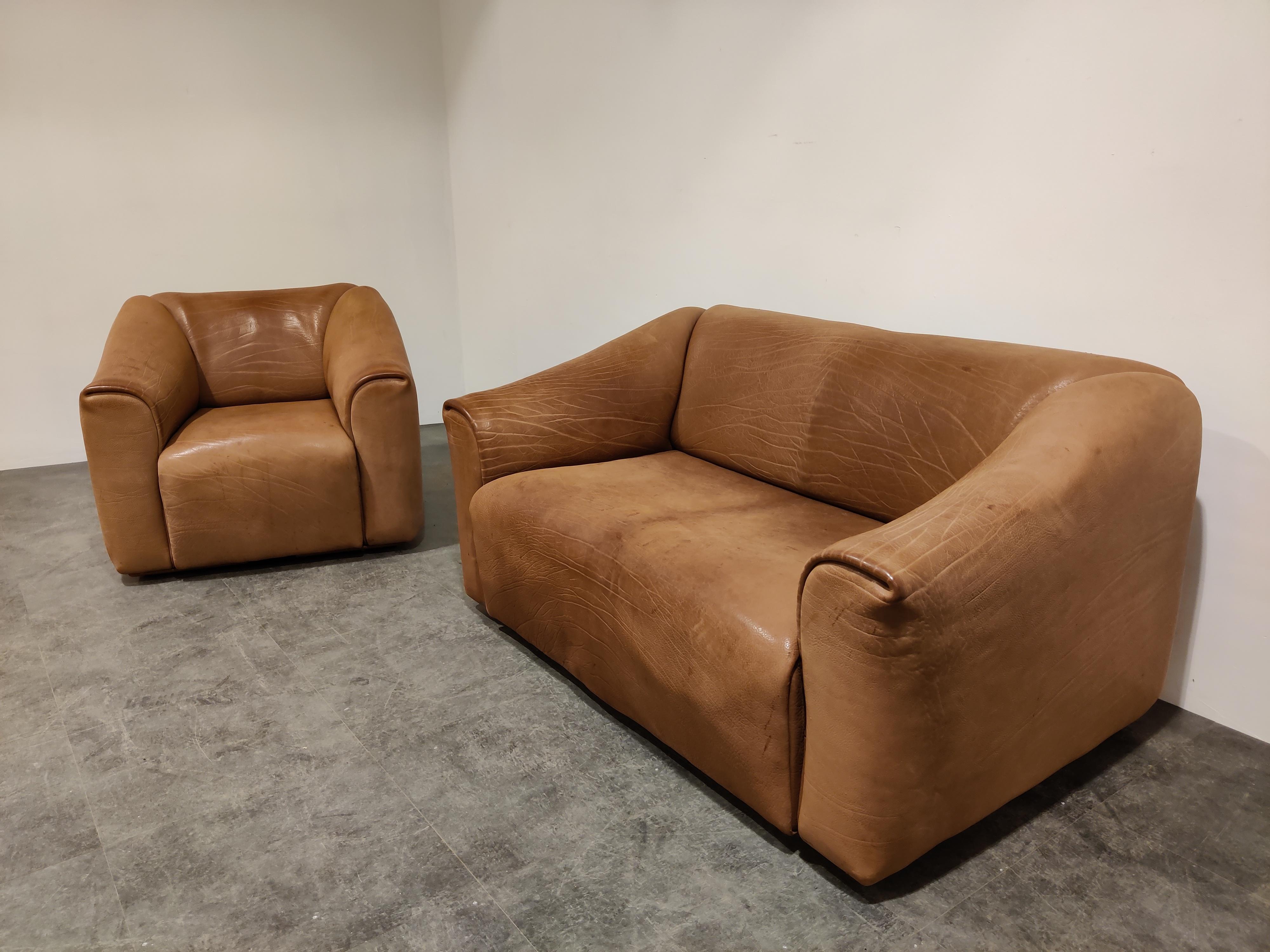Mid-Century Modern De Sede DS47 Sofa Set, 1960s