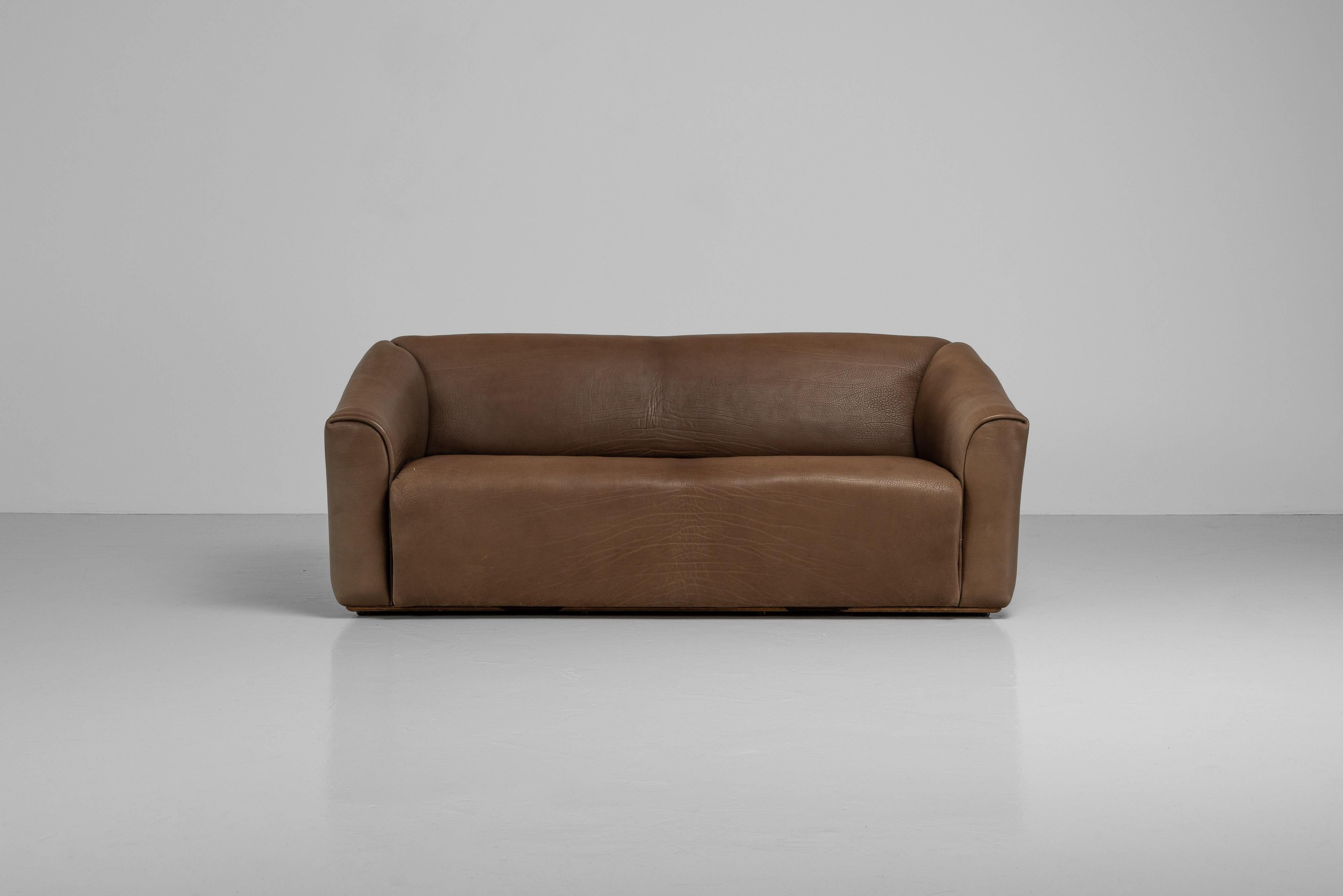 De Sede DS47 sofa set buffalo leather Switzerland 1970 For Sale 3