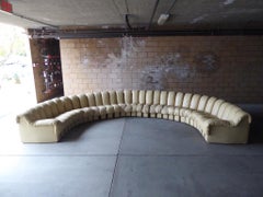 De Sede DS600 Non Stop Sofa in an Ecru Leather
