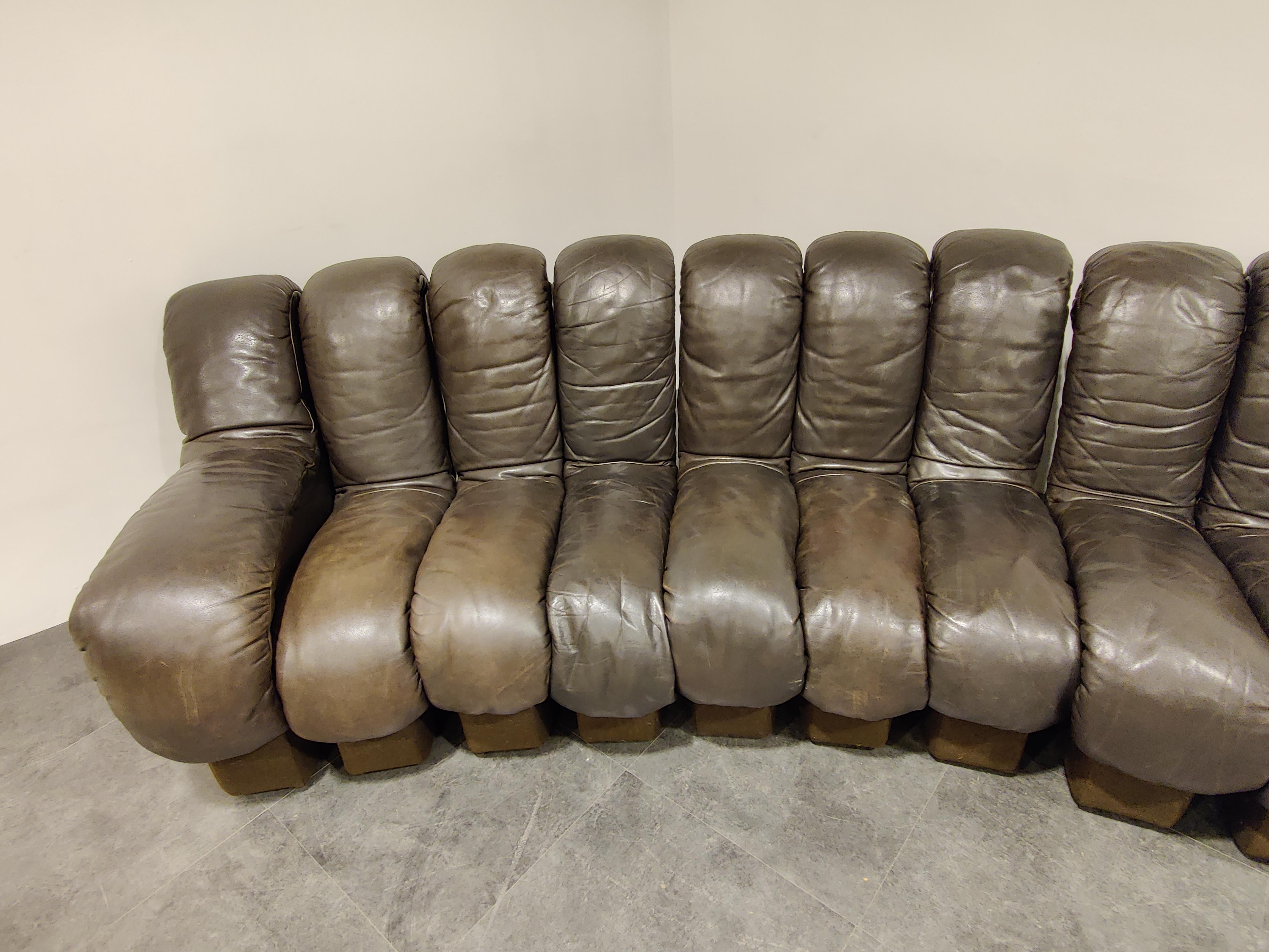 De Sede DS600 Sofa in Brown Leather, 1970s 1