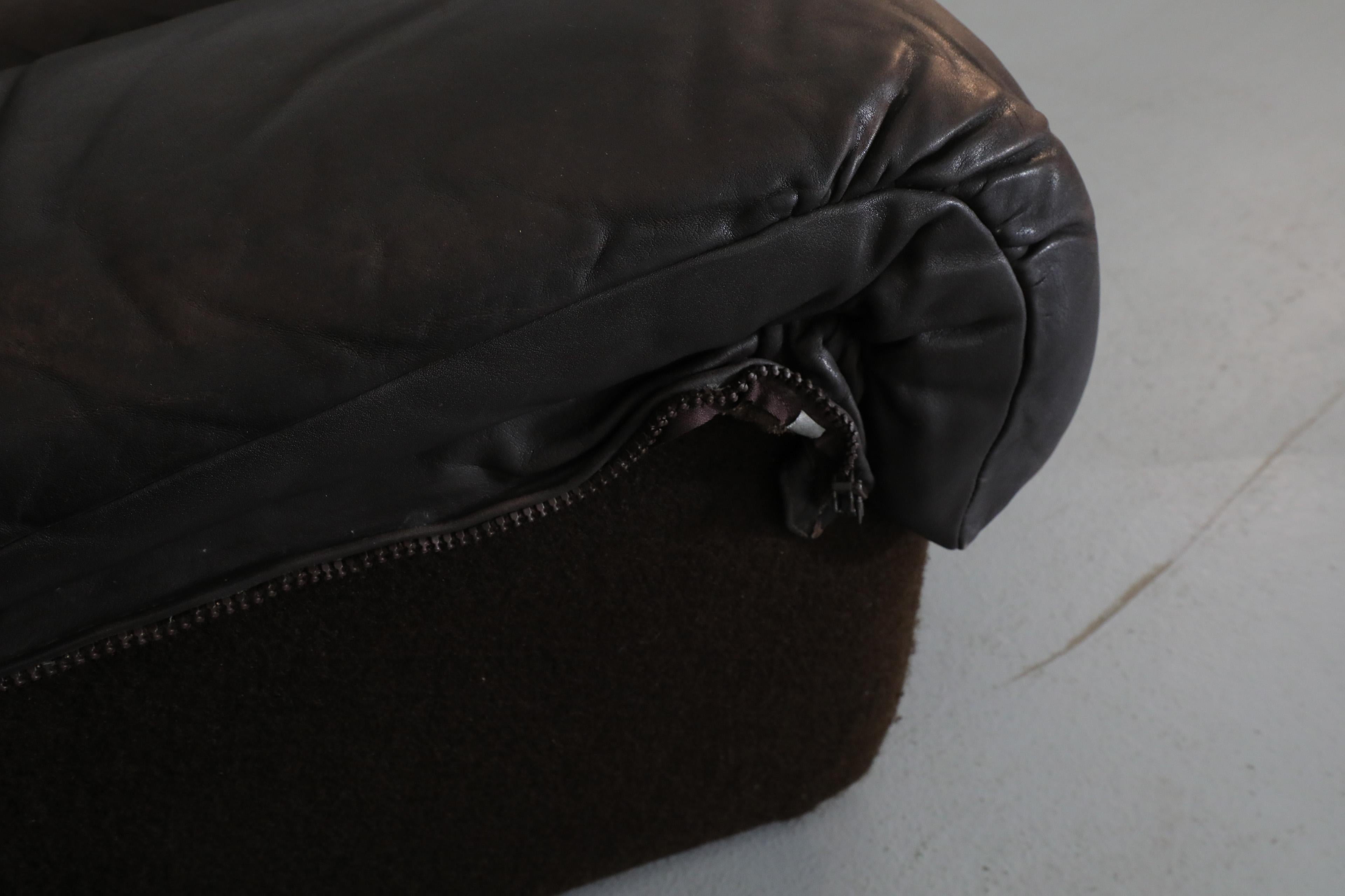 De Sede DS600 Ueli Berger Cuero Marrón Oscuro Sofá de 22 Piezas 