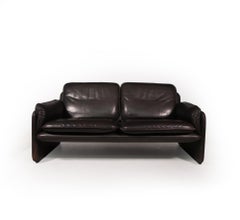 De Sede DS61 Two seat Sofa in Brown leather