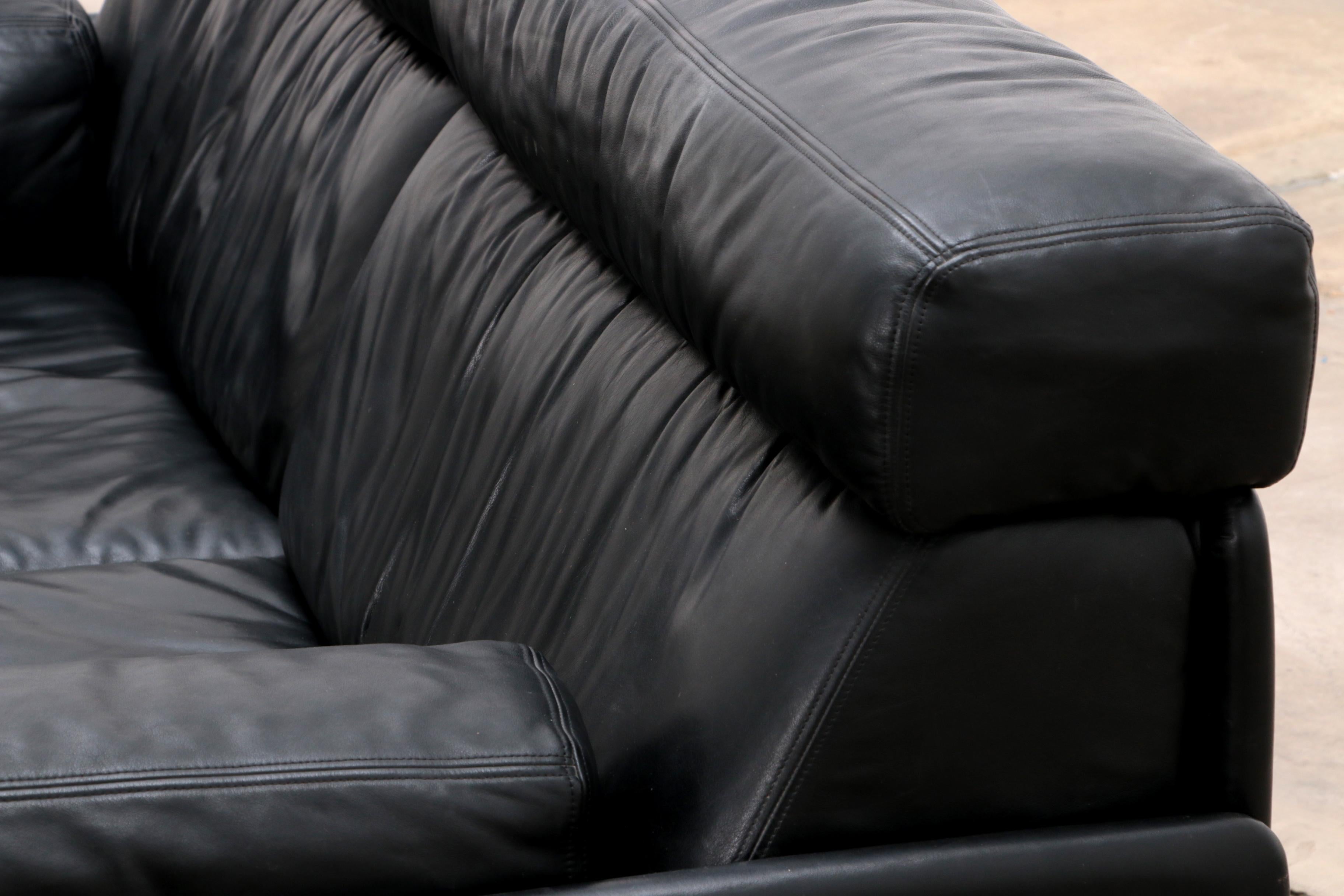 De Sede DS76 Sofa Bed in Black Upholstery by De Sede Design Team 5