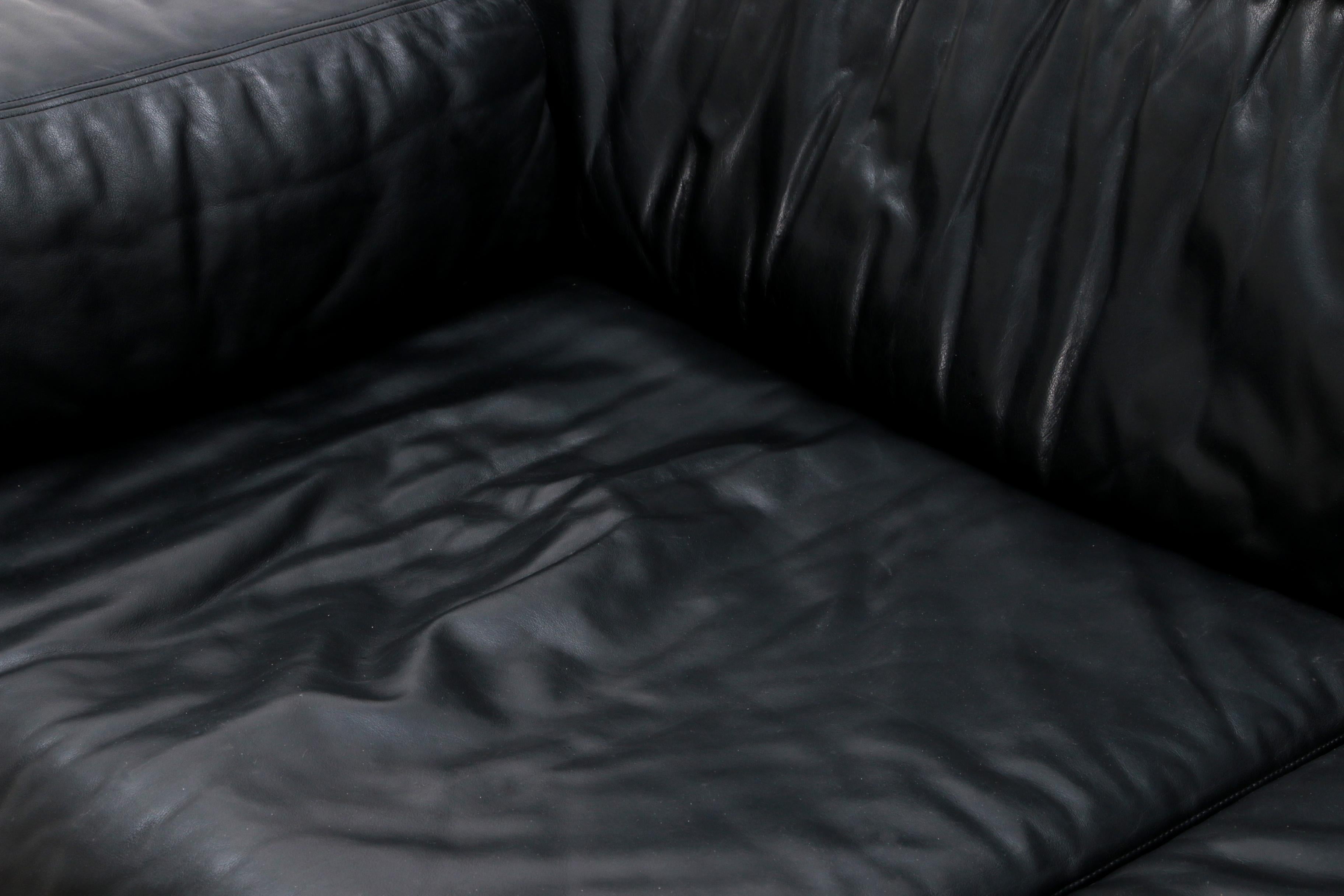 De Sede DS76 Sofa Bed in Black Upholstery by De Sede Design Team 6