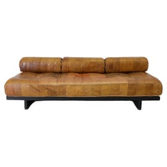 De Sede DS80 Letto da giorno o piccolo divano in pelle patchwork, 1970