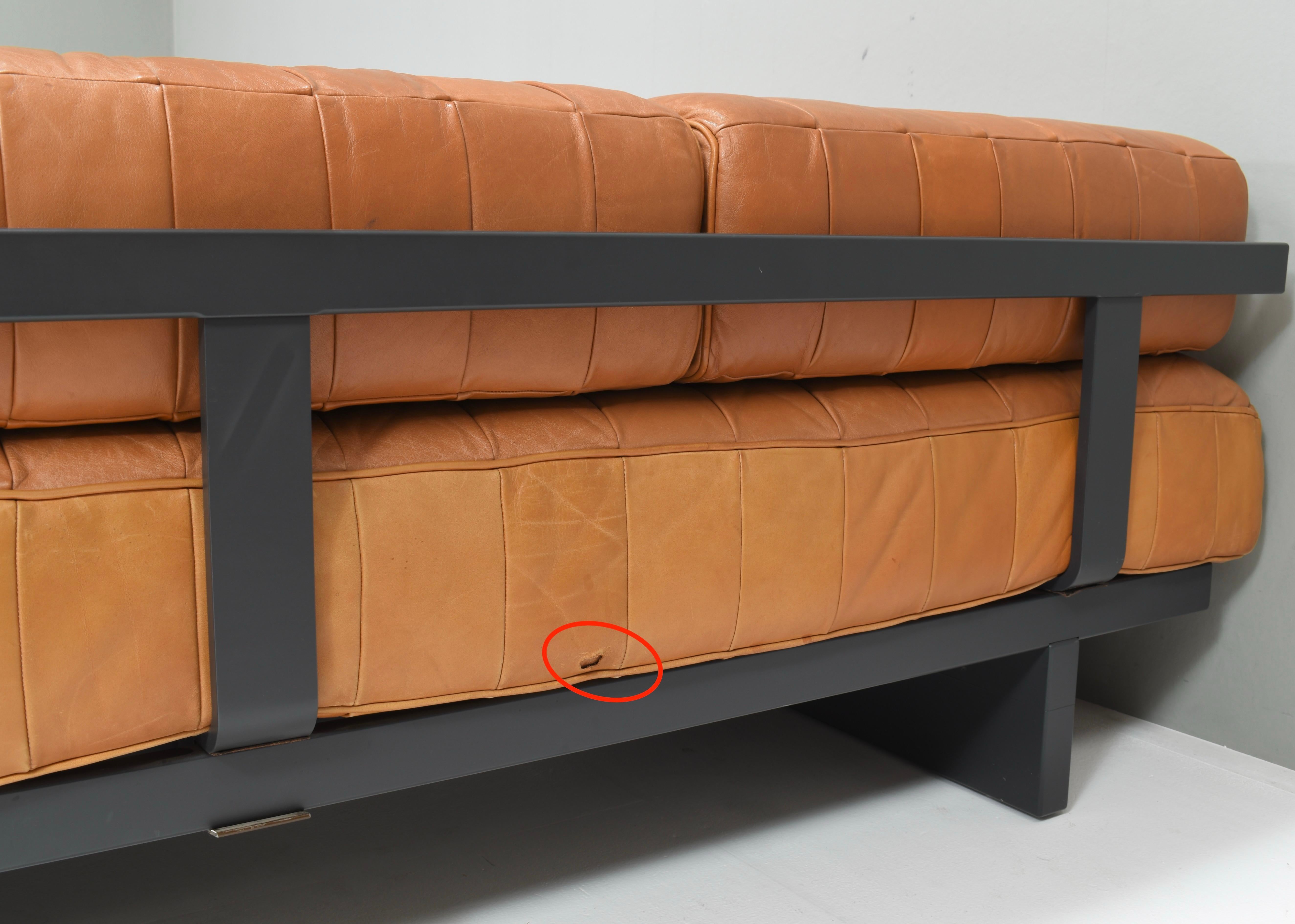 De Sede DS80 Tagesbett Sofas aus cognacbraunem Leder in Cognacbraun - Schweiz, 1970er Jahre im Angebot 11