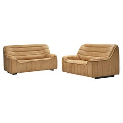 De Sede 'DS84' Settees in Naturel Buffalo Leather