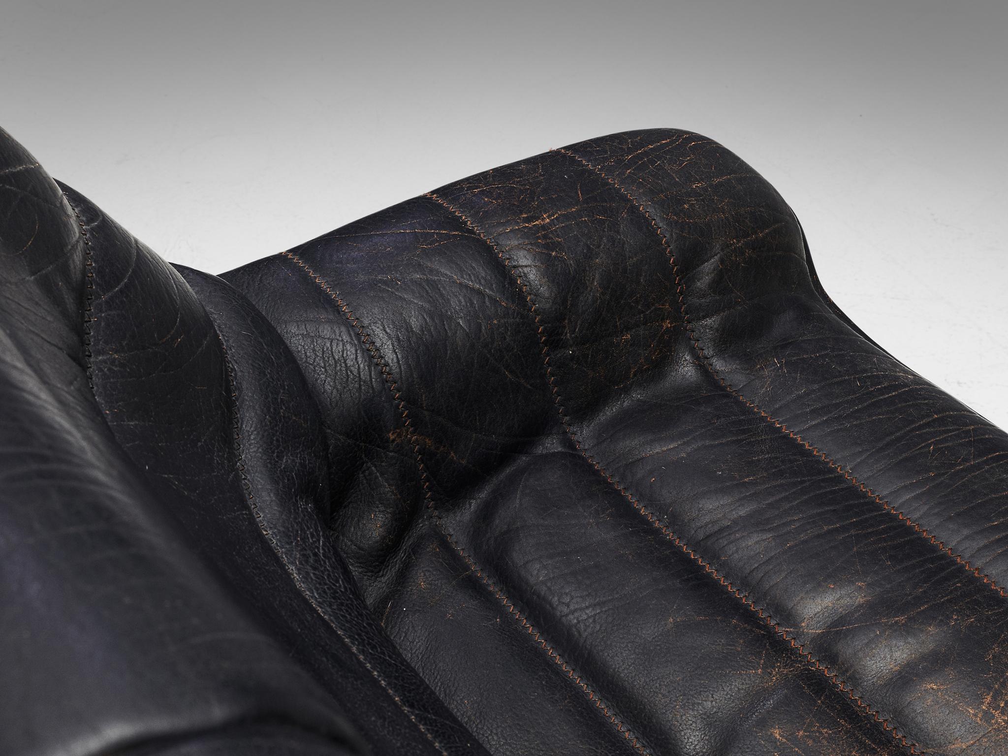 De Sede 'DS84' Sofa in Black Leather 5